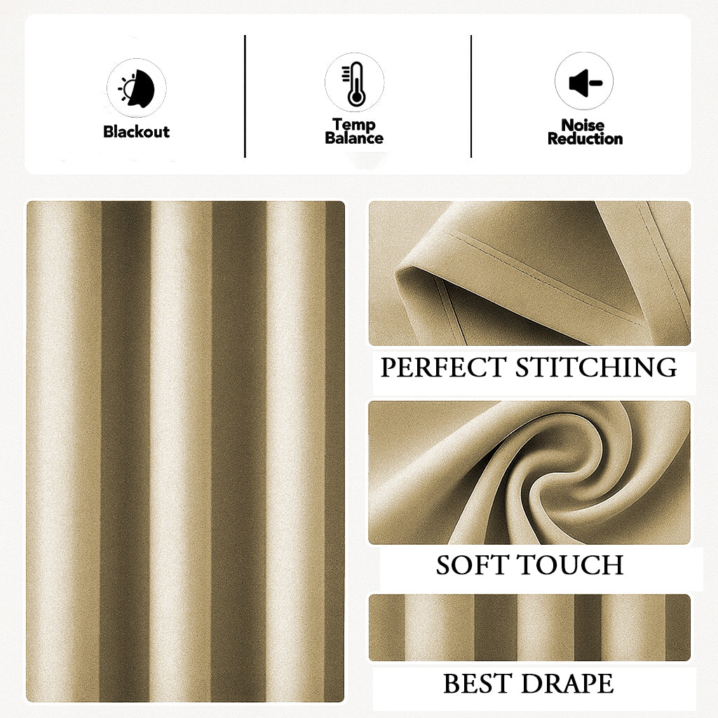 SUNBLOCK CHIKU BLACKOUT CURTAIN