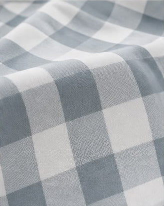 SPRING GALLERY BIG CHECK GREY TABLE CLOTH