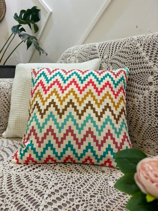 DYKE HEATHER MATTY DIGITAL PRINTED CUSHION COVER (Pack of 2)