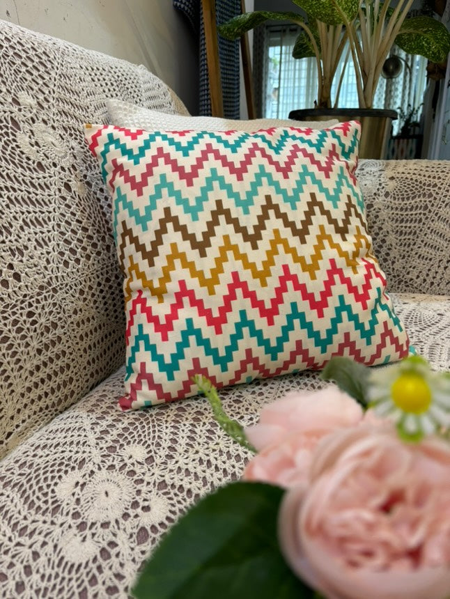 DYKE HEATHER MATTY DIGITAL PRINTED CUSHION COVER (Pack of 2)