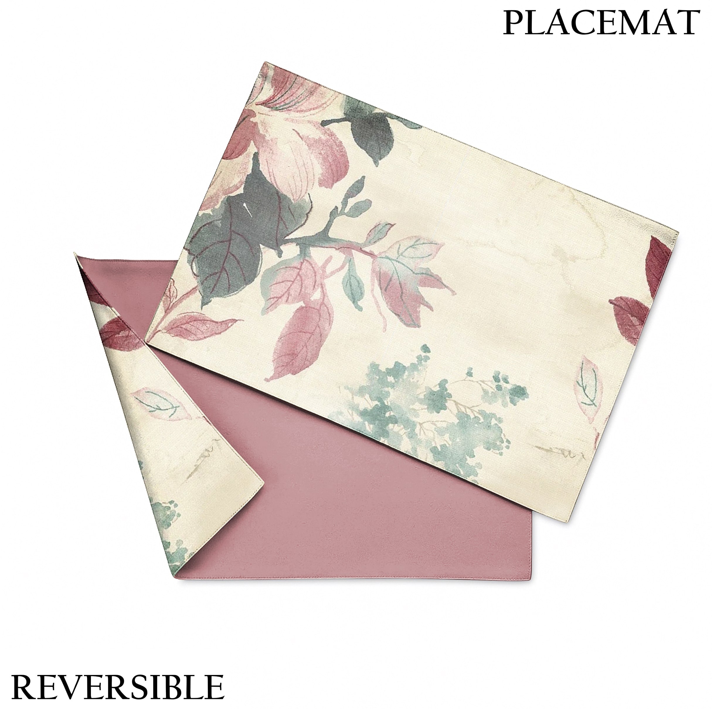 HAZEL PINK REVERSIBLE PLACEMATS
