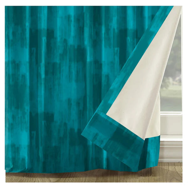 FUJI BLUE BLACKOUT PRINTED CURTAIN