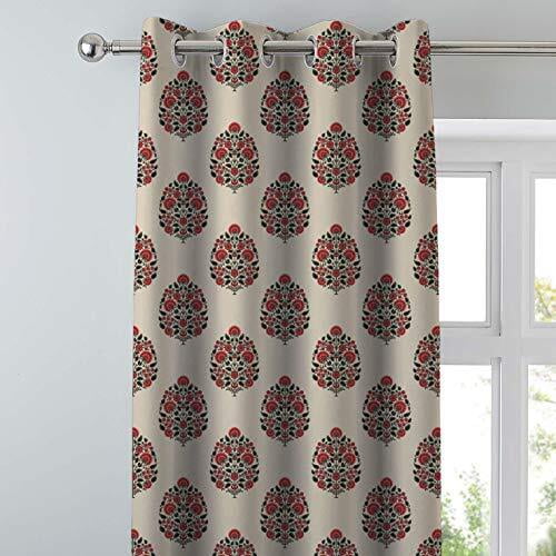 FALAKNUMA RED PREMIUM BLACKOUT CURTAIN