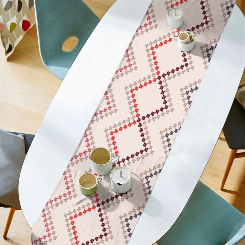 OLIO PINK MATTY DIGITAL PRINTED TABLE RUNNER