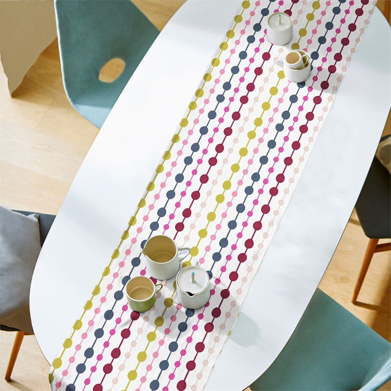 CODY PINK MATTY DIGITAL PRINTED TABLE RUNNER