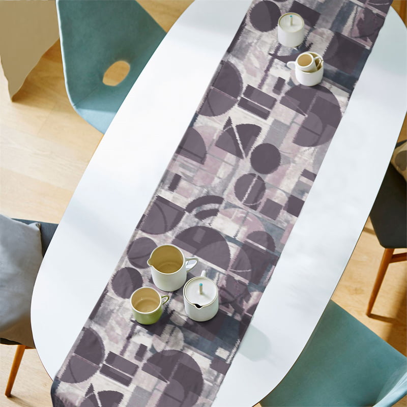 TABLE RUNNER LARK PURPLE MATTY (12X72 INCH) DIGITAL PRINTED