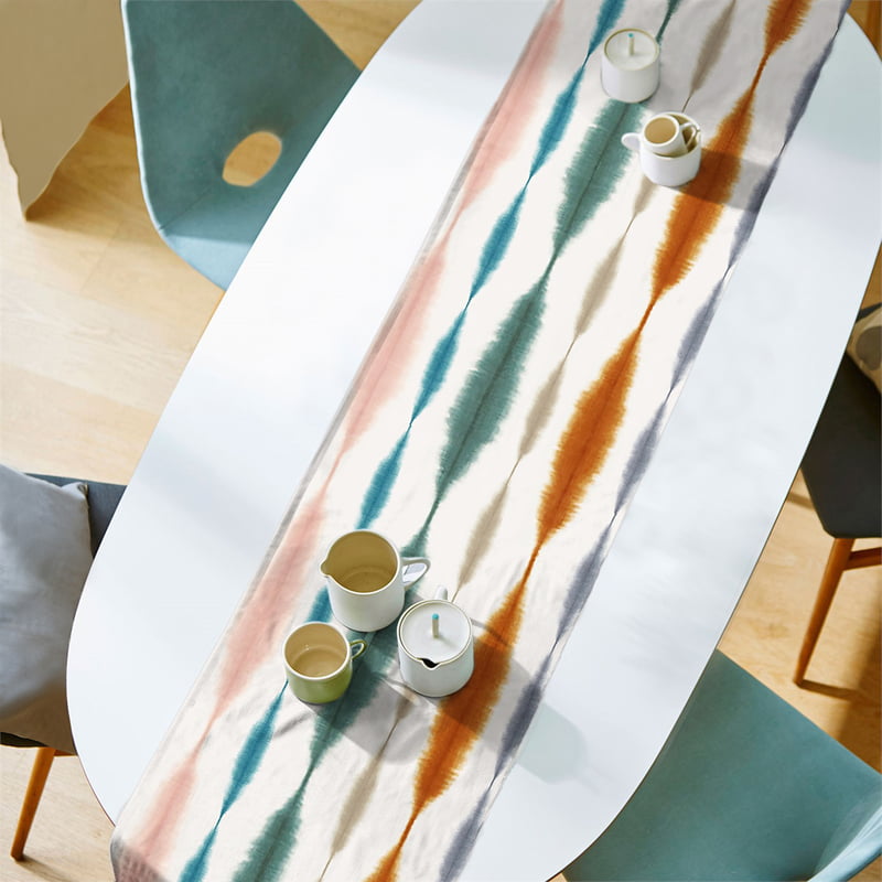TABLE RUNNER SILO GREEN MATTY DIGITAL PRINTED