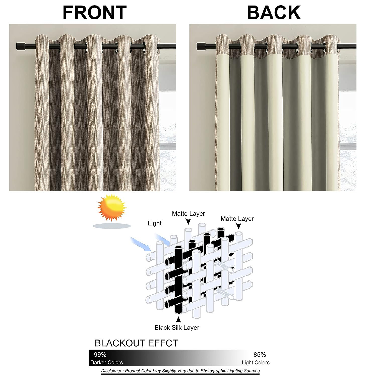TURIN CHIKU BLACKOUT CURTAIN
