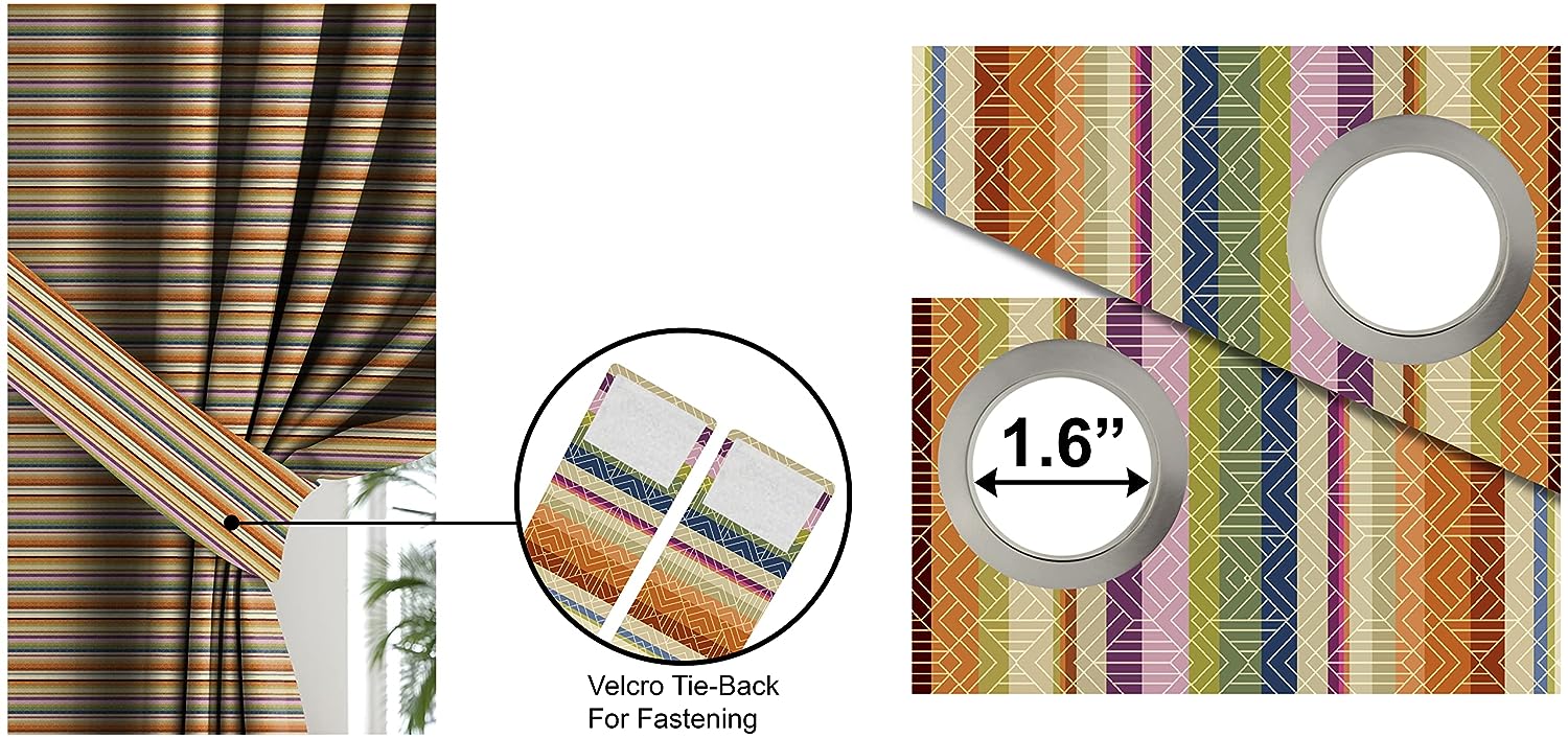 KANDY MULTICOLOR BLACKOUT CURTAINS