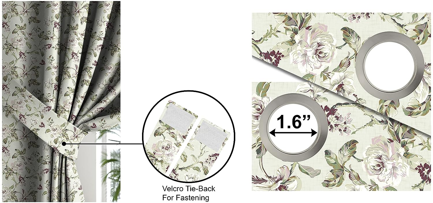 JORDAN BEIGE PURPL BLACKOUT CURTAINS