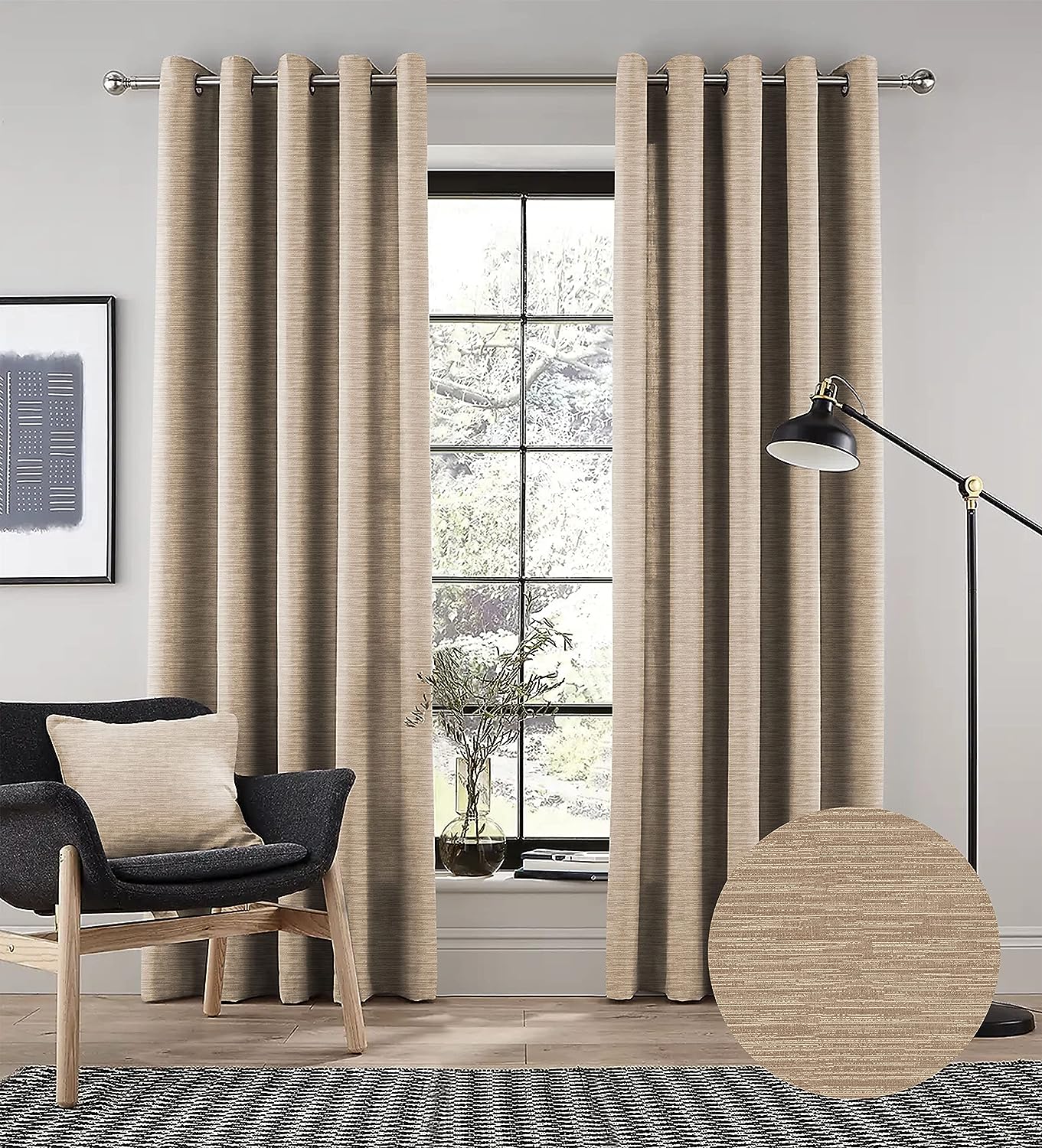 PETRA CHIKU PRINTED BLACKOUT CURTAIN