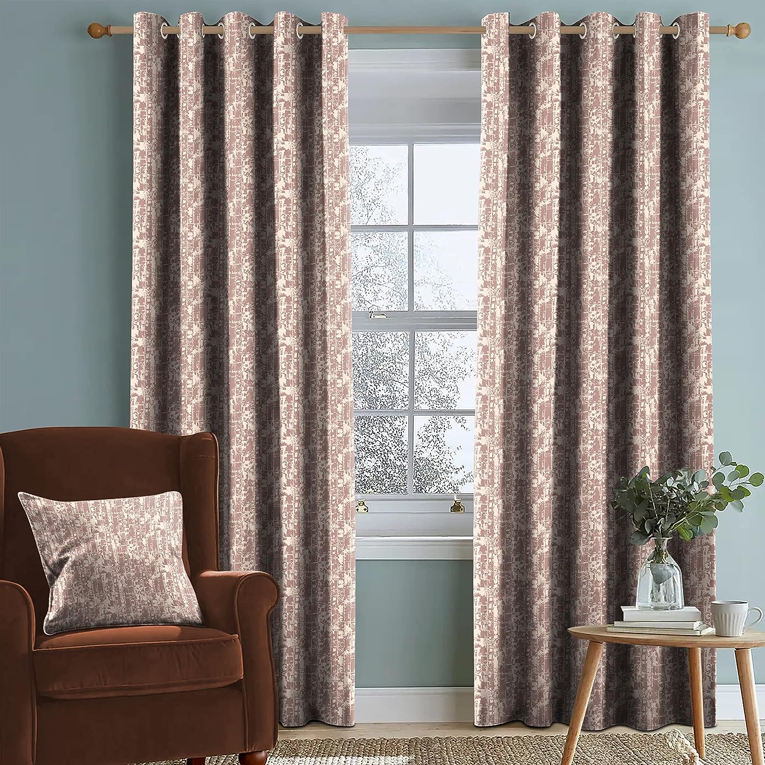 LEO M-PINK BLACKOUT CURTAIN