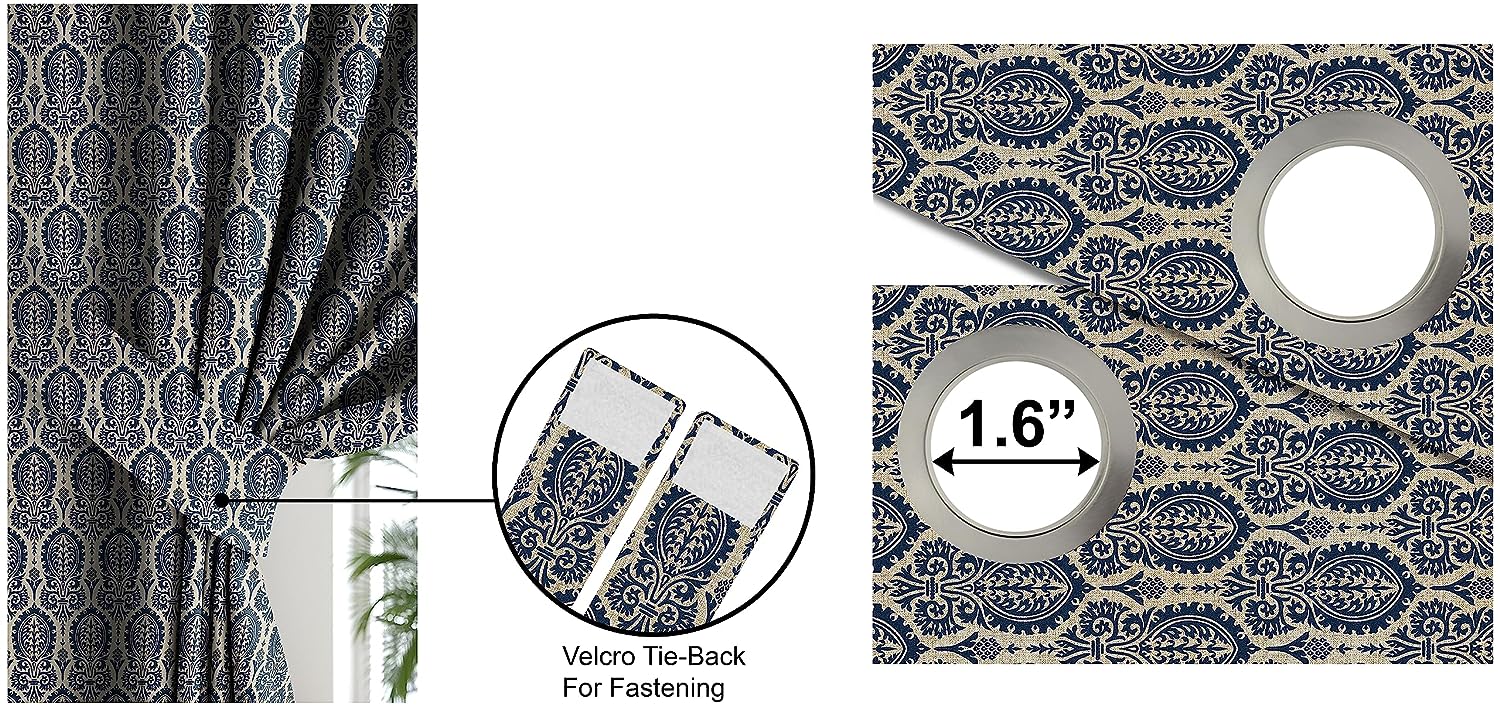 MANCHESTER MIDNIGHT BLUE BLACKOUT CURTAINS