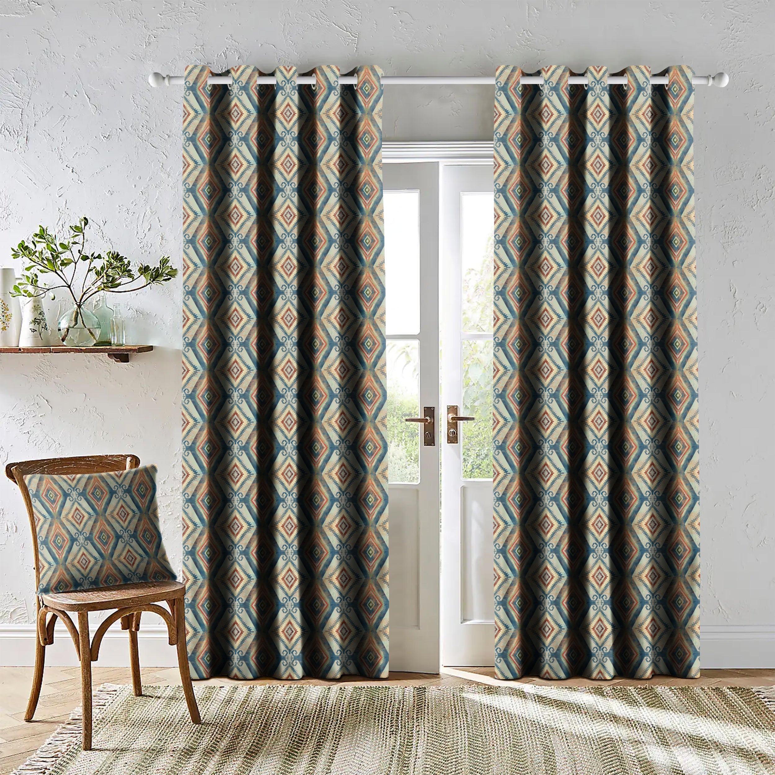 MADRID BLUE BLACKOUT CURTAIN