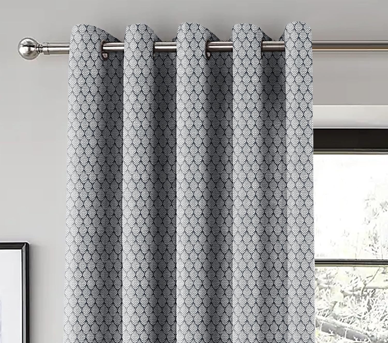 WILLOW D-GREY BLACKOUT CURTAIN