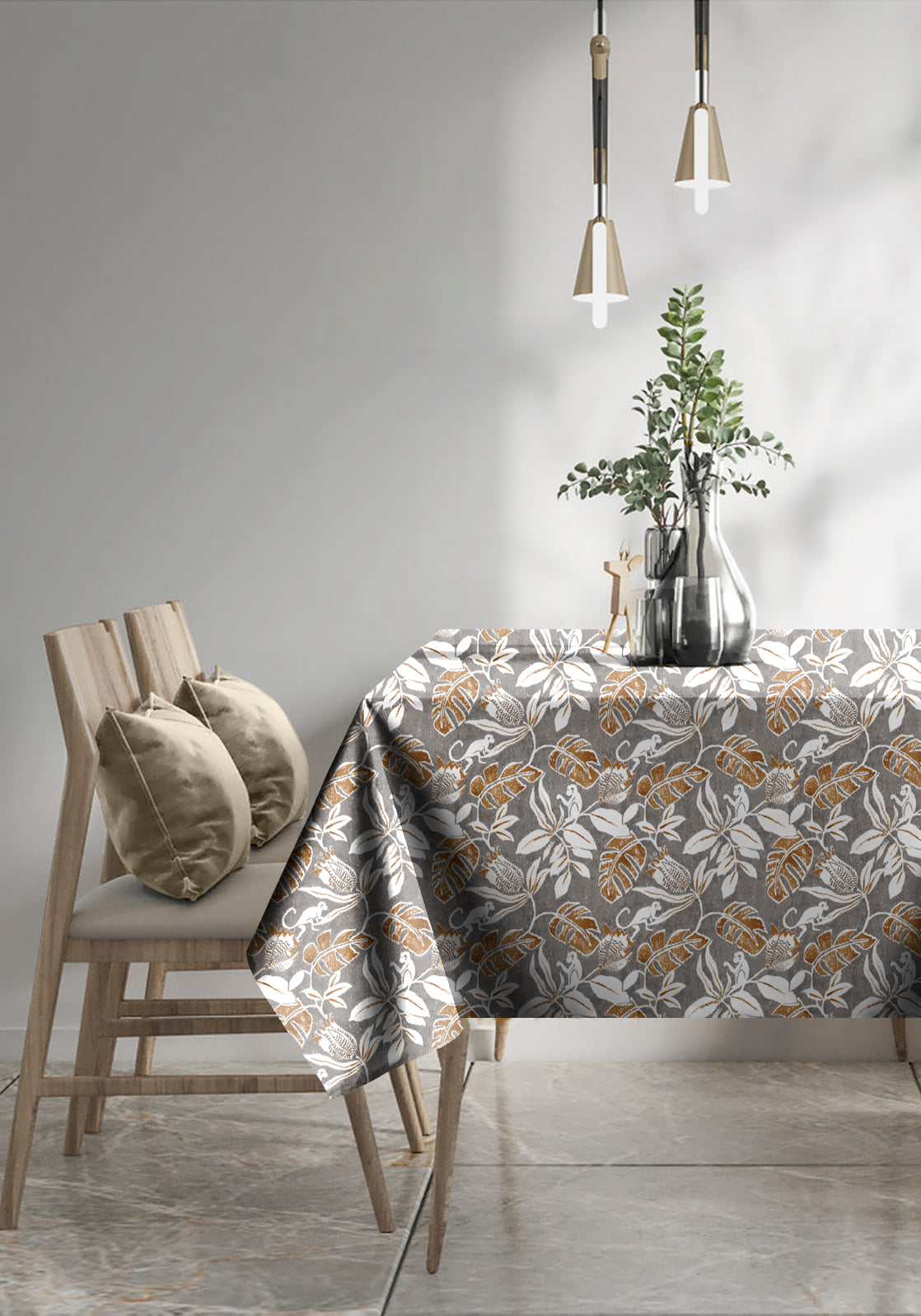 SAVANNA ANTHRACITE TABLE CLOTH