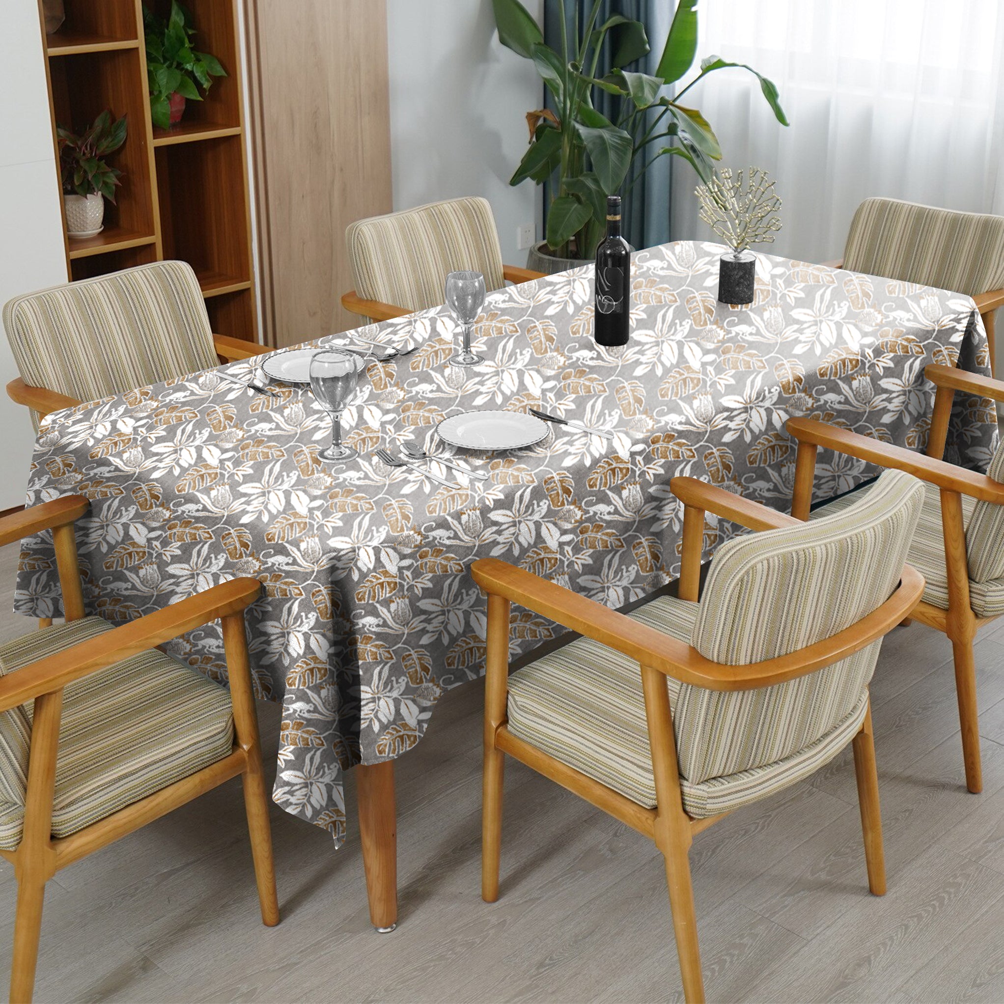 SAVANNA ANTHRACITE TABLE CLOTH