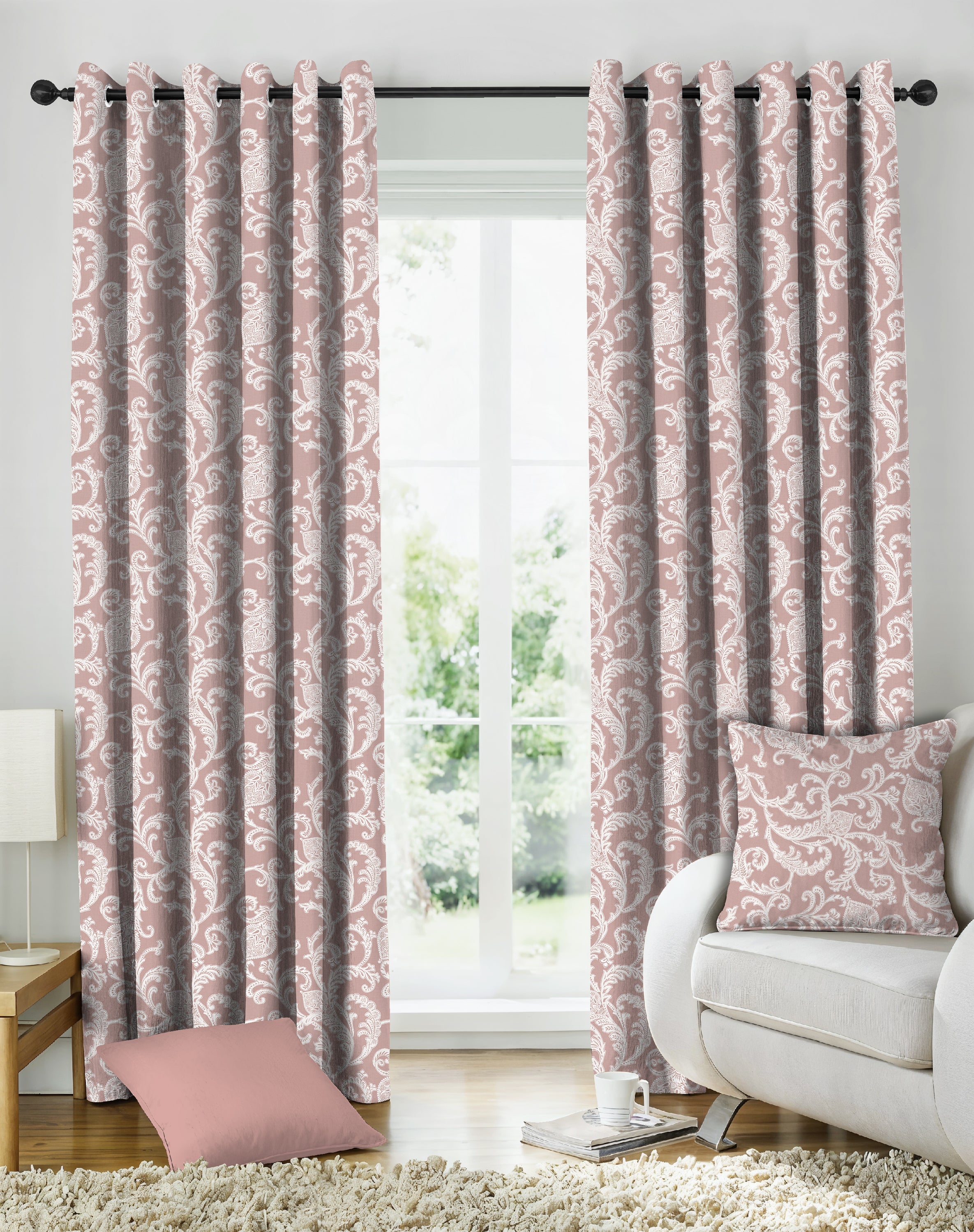KELVIN BONJOUR DIGITAL PRINTED BLACKOUT CURTAINS