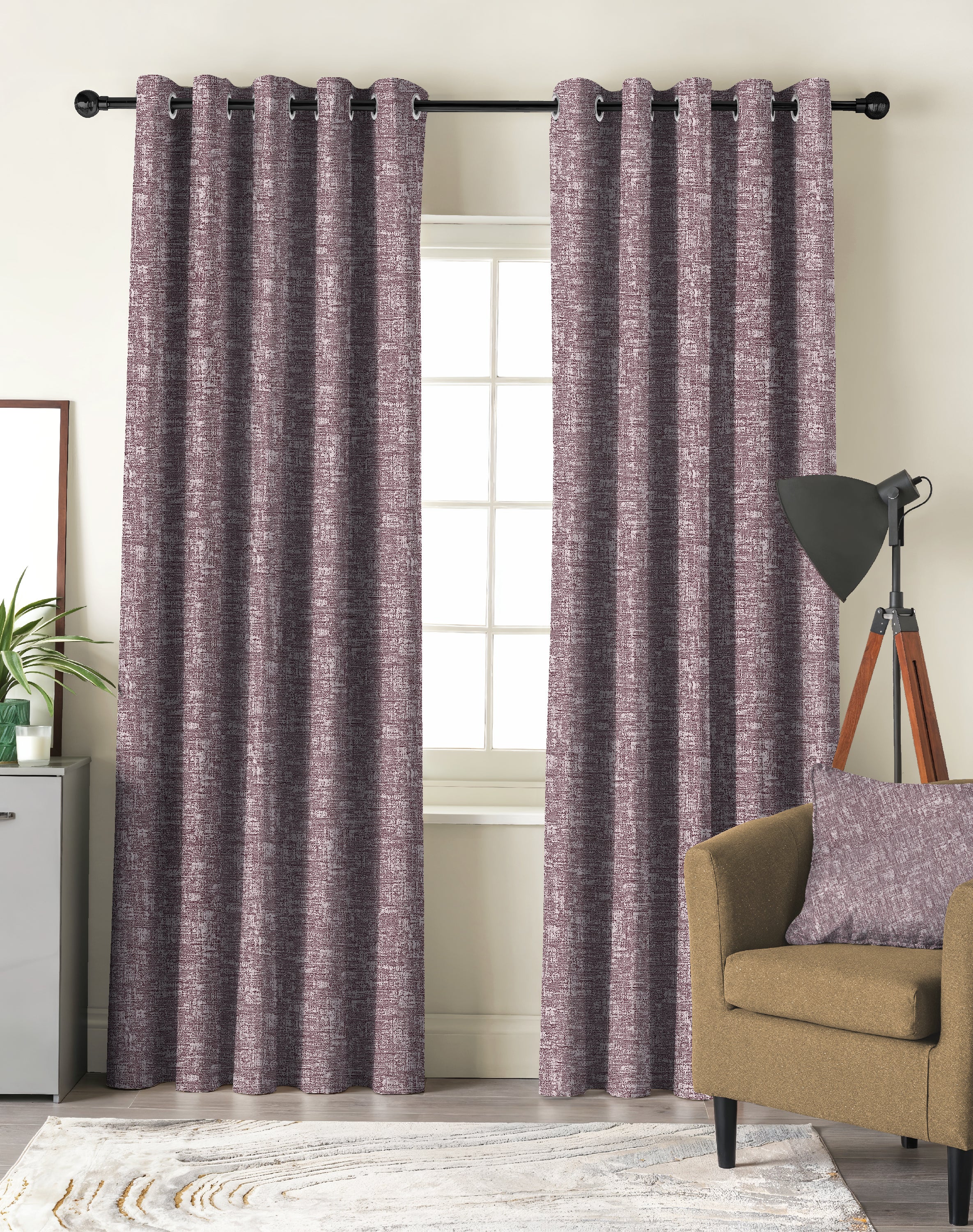 LIVA WINE DIGITAL PRINTED BLACKOUT CURTAINS