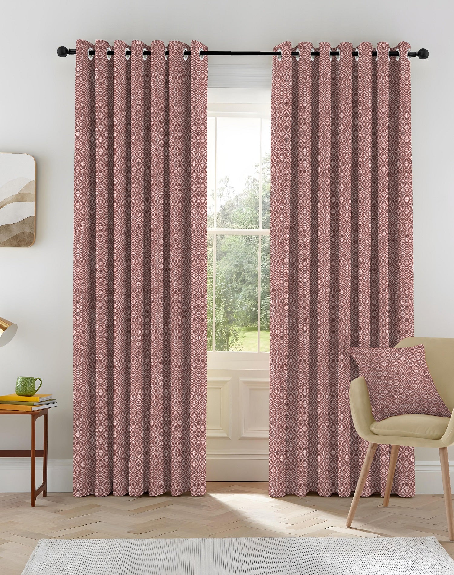 KOVO CLAY DIGITAL PRINTED BLACKOUT CURTAINS