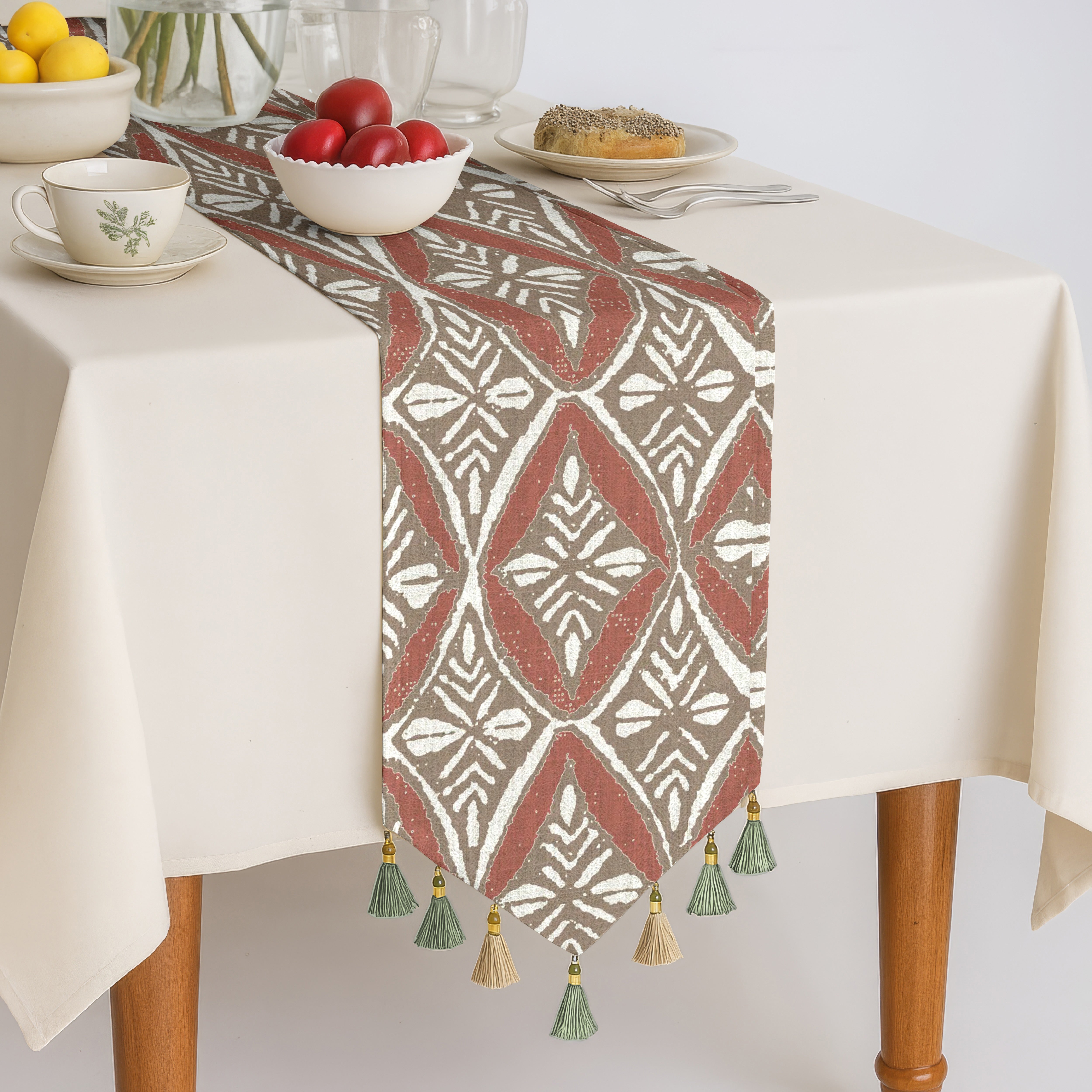 EMERSON RED TABLE RUNNER