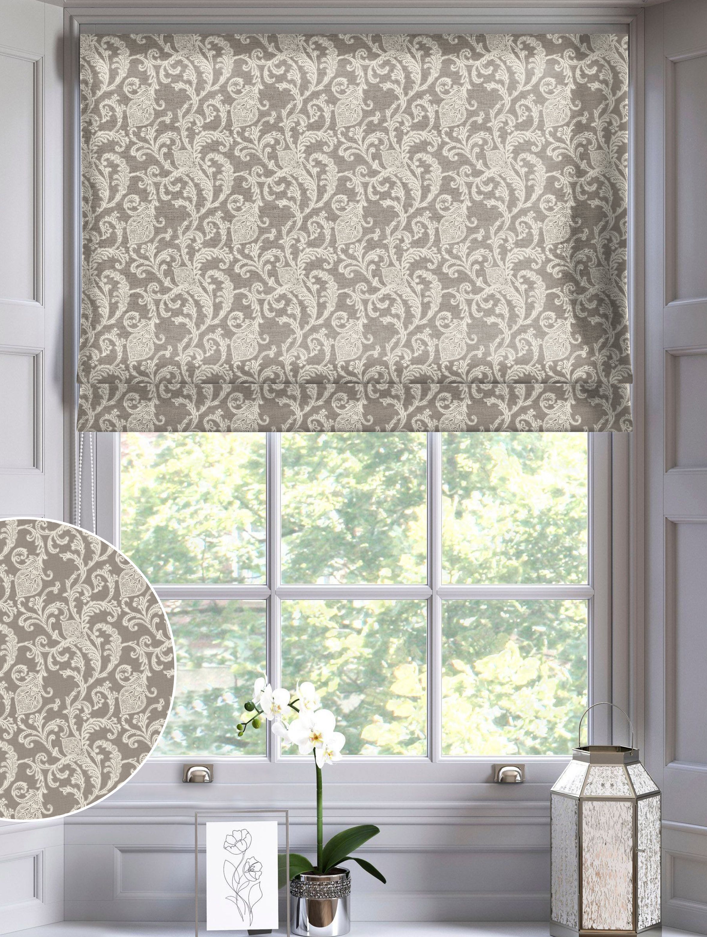 KOCHIN COFFEE READY MADE ROMAN BLIND