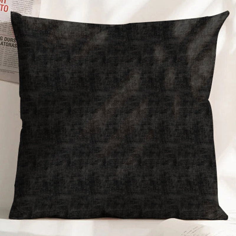 JODHPUR TEXTURE CUSHION COVER BLACK (Pack of 2)