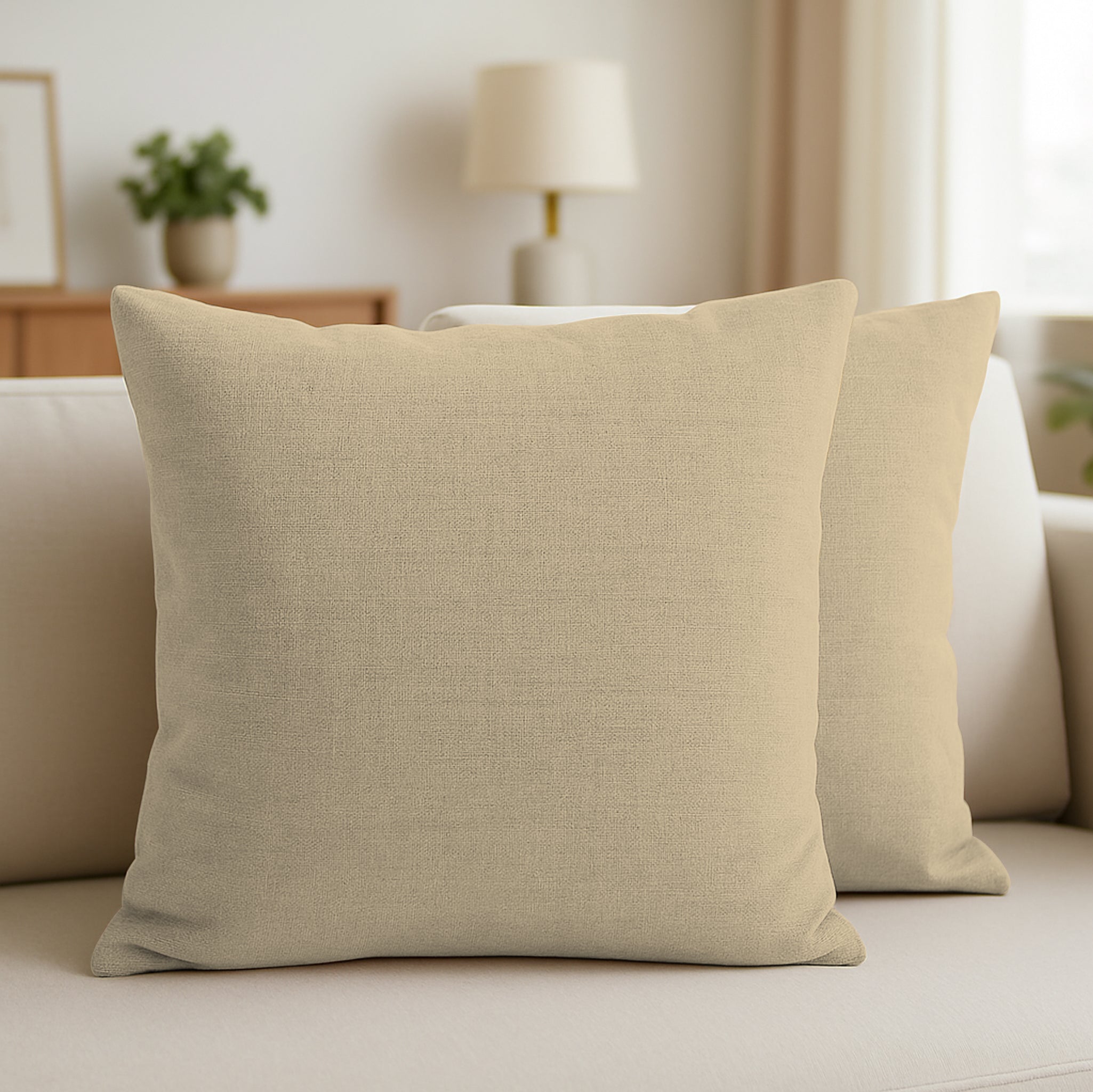 PUMA BROWN CUSHION COVER (Pack of 2)