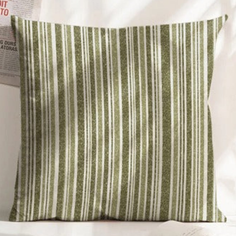 PONTO LIGHT GREEN DIGITAL PRINTED CUSHION COVER (Pack of 2)