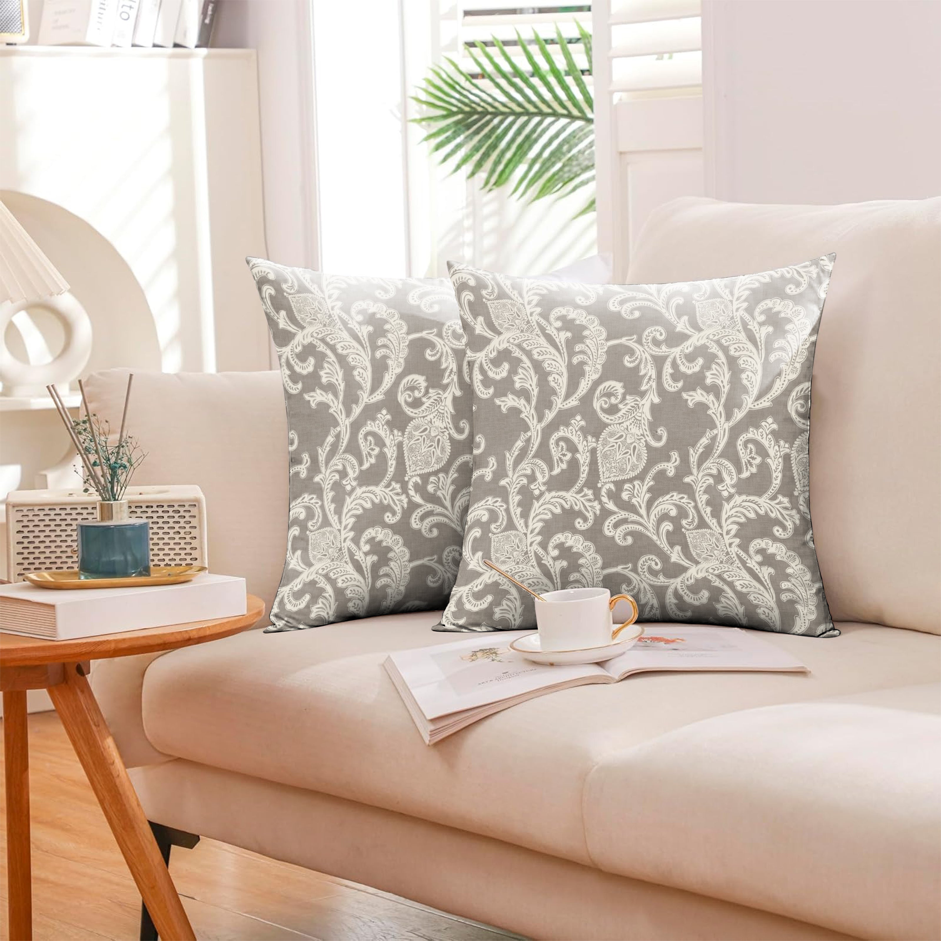 KOCHIN COFFEE CUSHION COVER (Pack of 2)