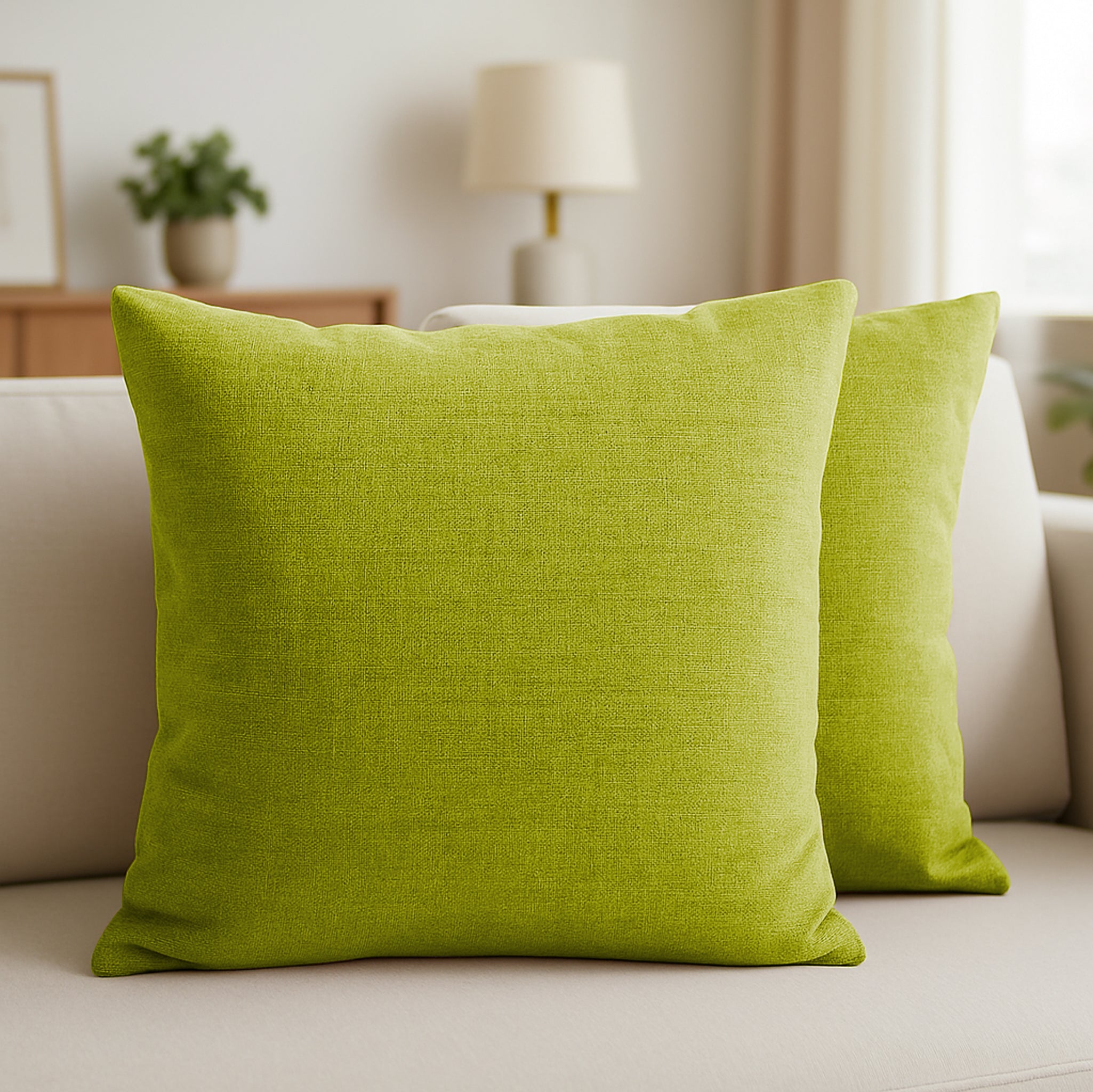 PUMA OLIVE CUSHION COVER (Pack of 2)