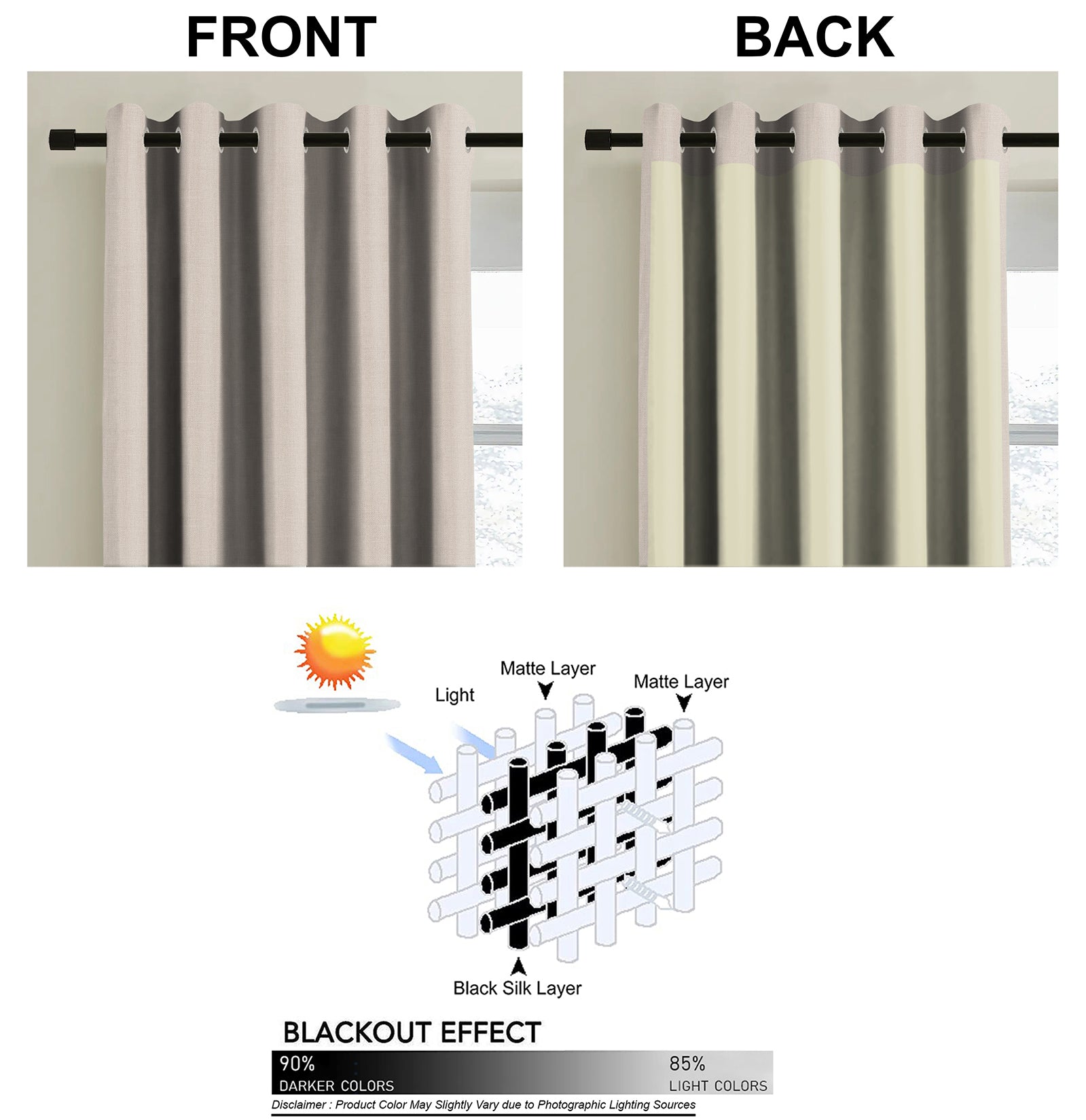 KASBAH-06 CREAM BLACKOUT CURTAINS