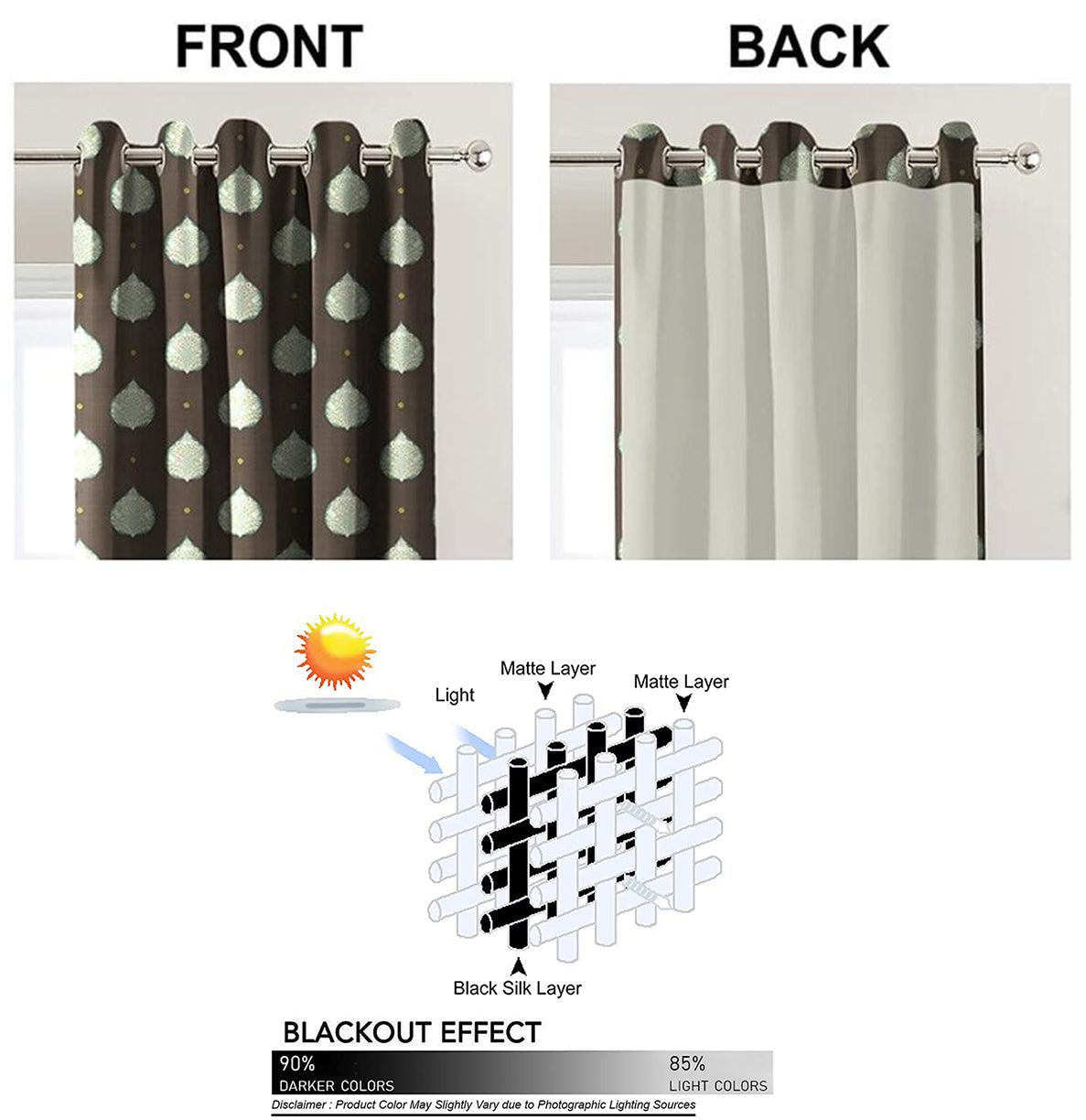 ABBOT SPACE GREY BLACKOUT CURTAIN