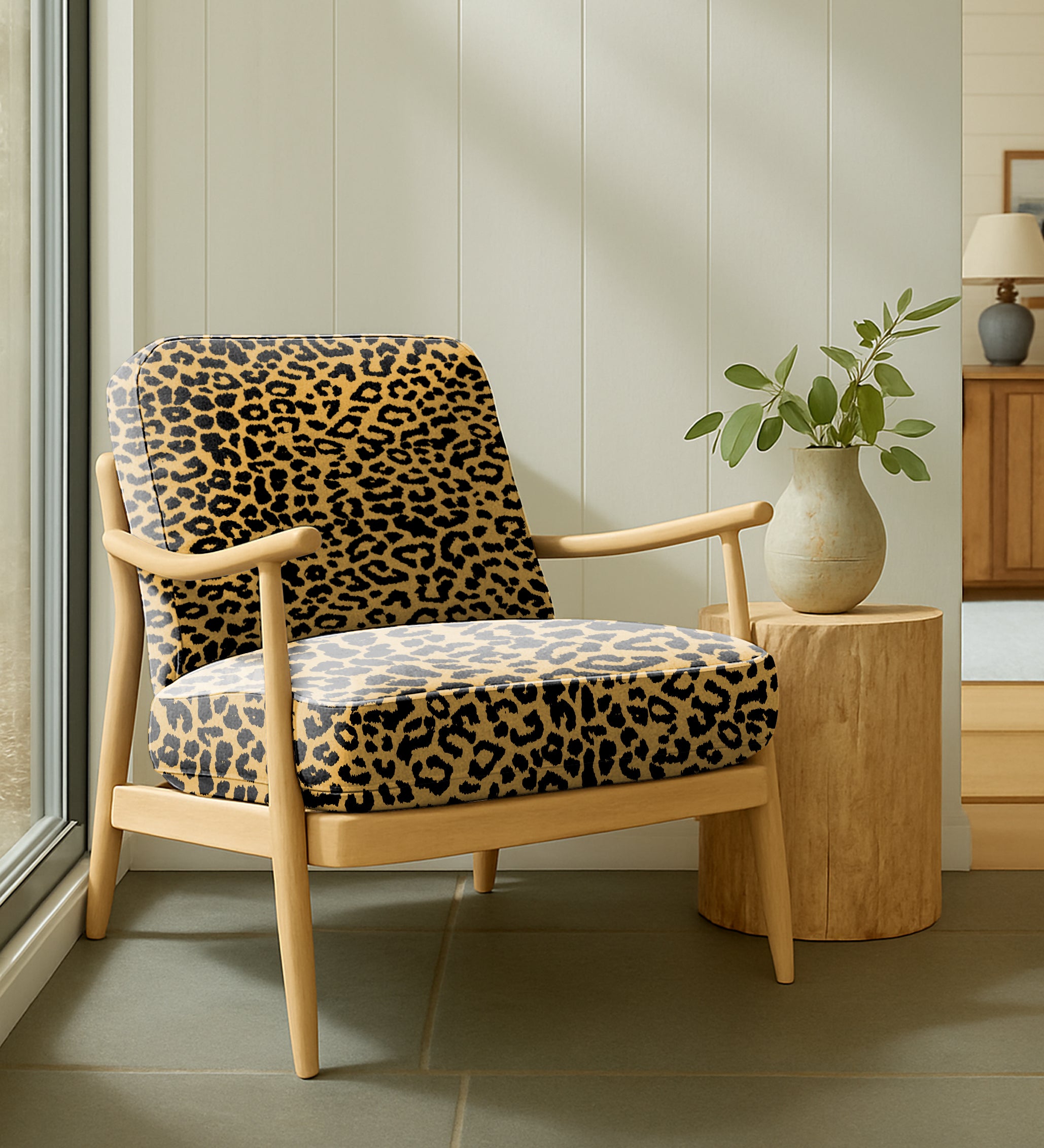 CHEETAH UPHOLSTERY FABRIC
