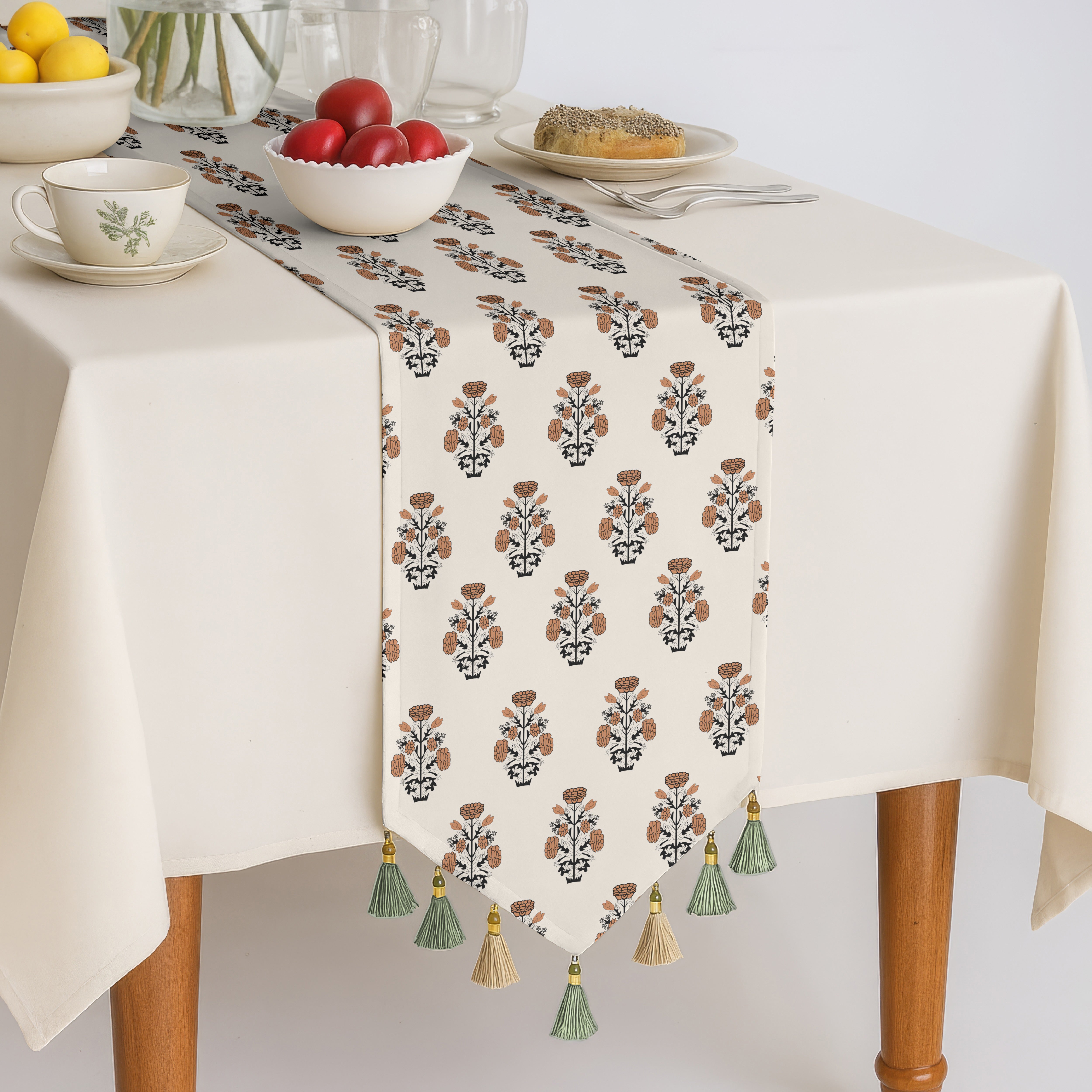 JAIPUR RUST TABLE RUNNER
