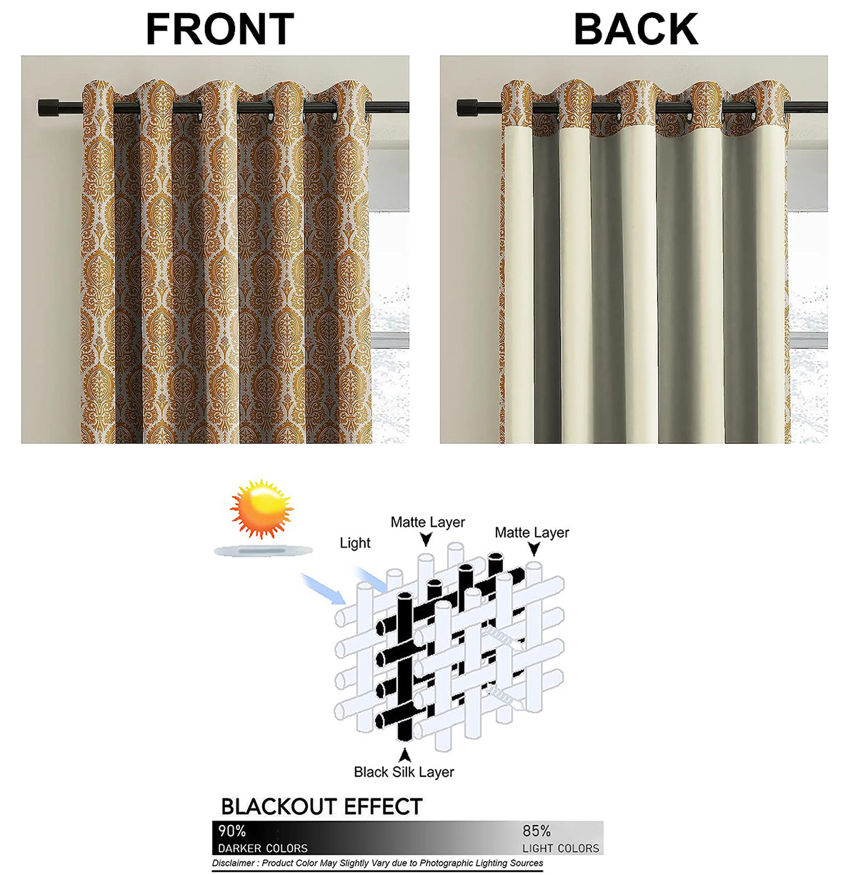 MANCHESTER INDOCHINE BLACKOUT CURTAINS
