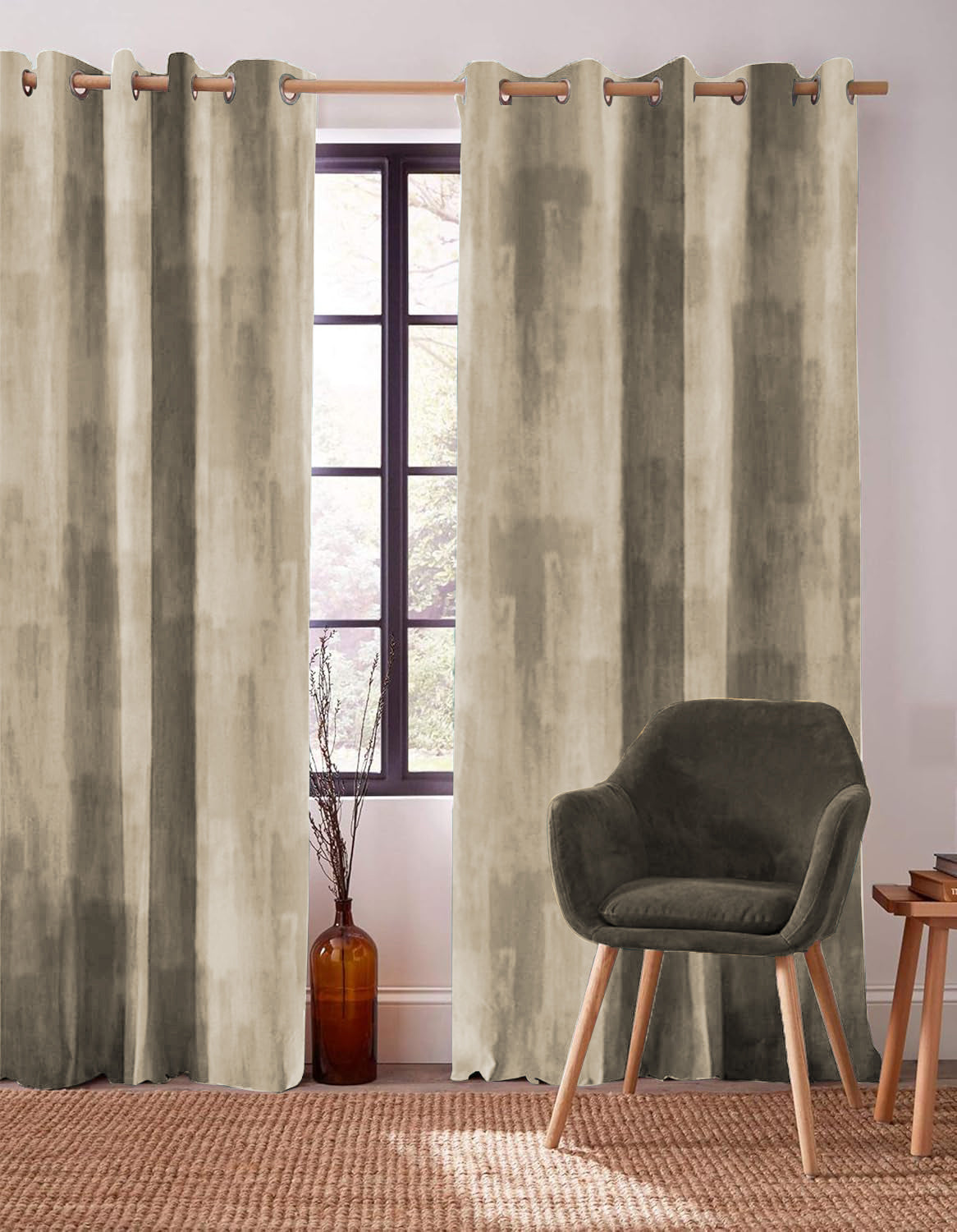 FUJI CHIKU PRINTED BLACKOUT CURTAIN