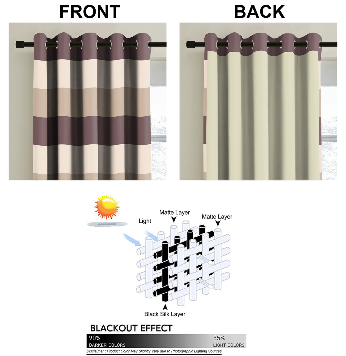 LUXE CLAY BLACKOUT CURTAIN