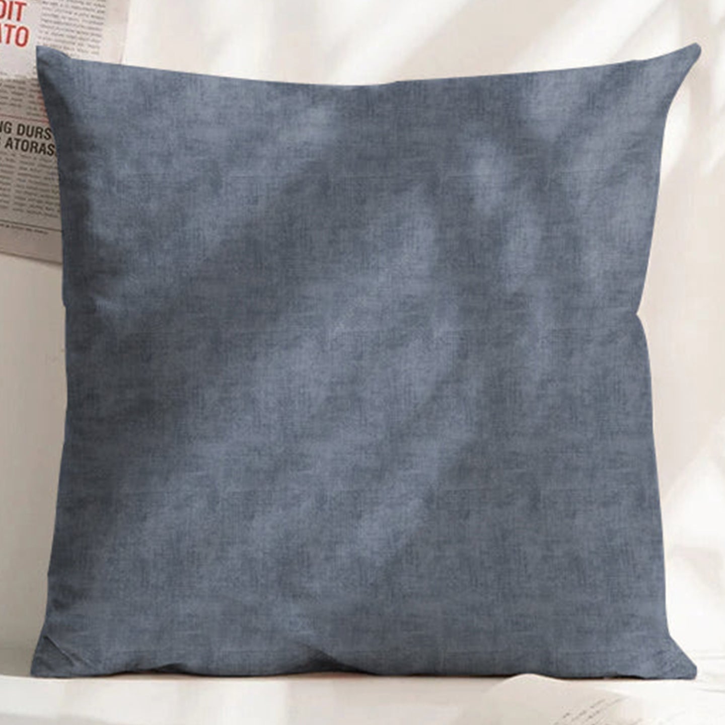 JODHPUR TEXTURE CUSHION COVER INDIGO (Pack of 2)