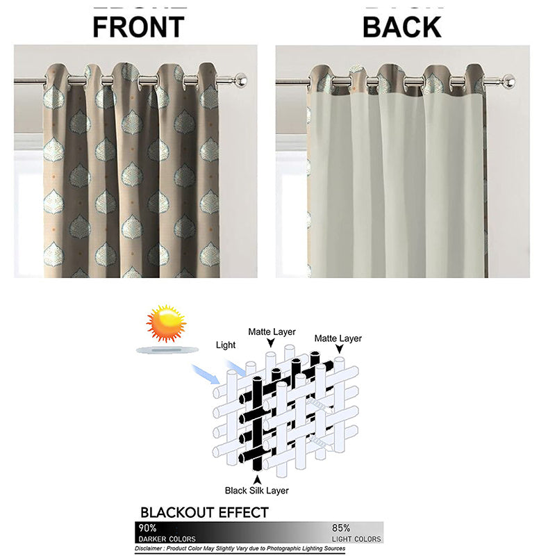 ABBOT CREAM BLACKOUT CURTAINS