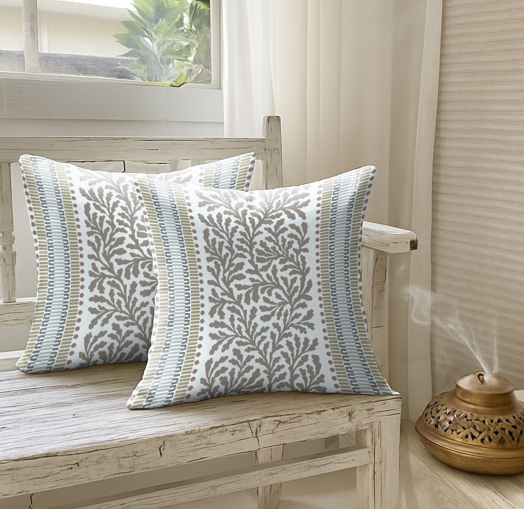 TORONTO COFFEE DIGITAL PRINTED CUSHION COVER (Pack of 2)
