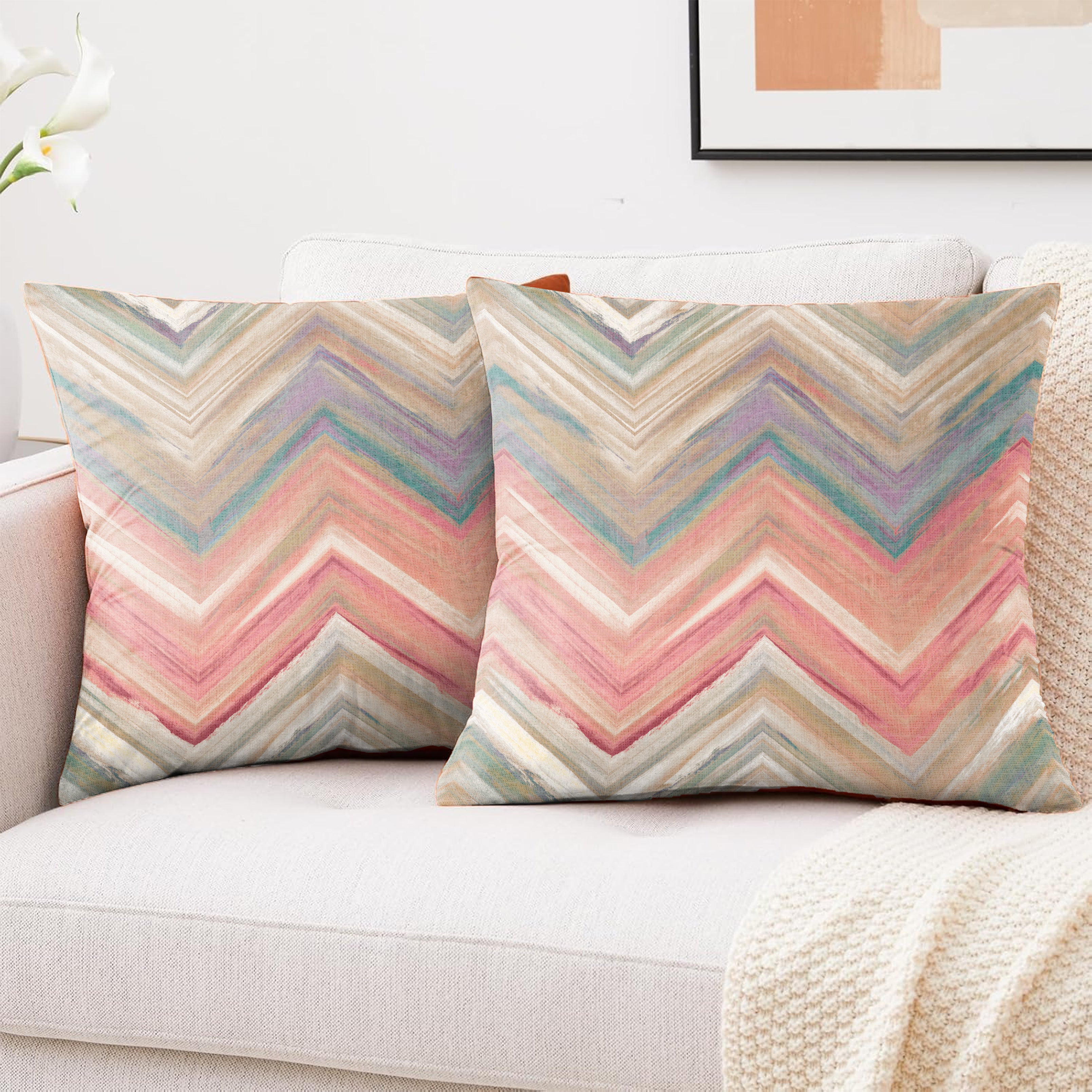 BRINN PINK CUSHION COVER (Pack of 2)