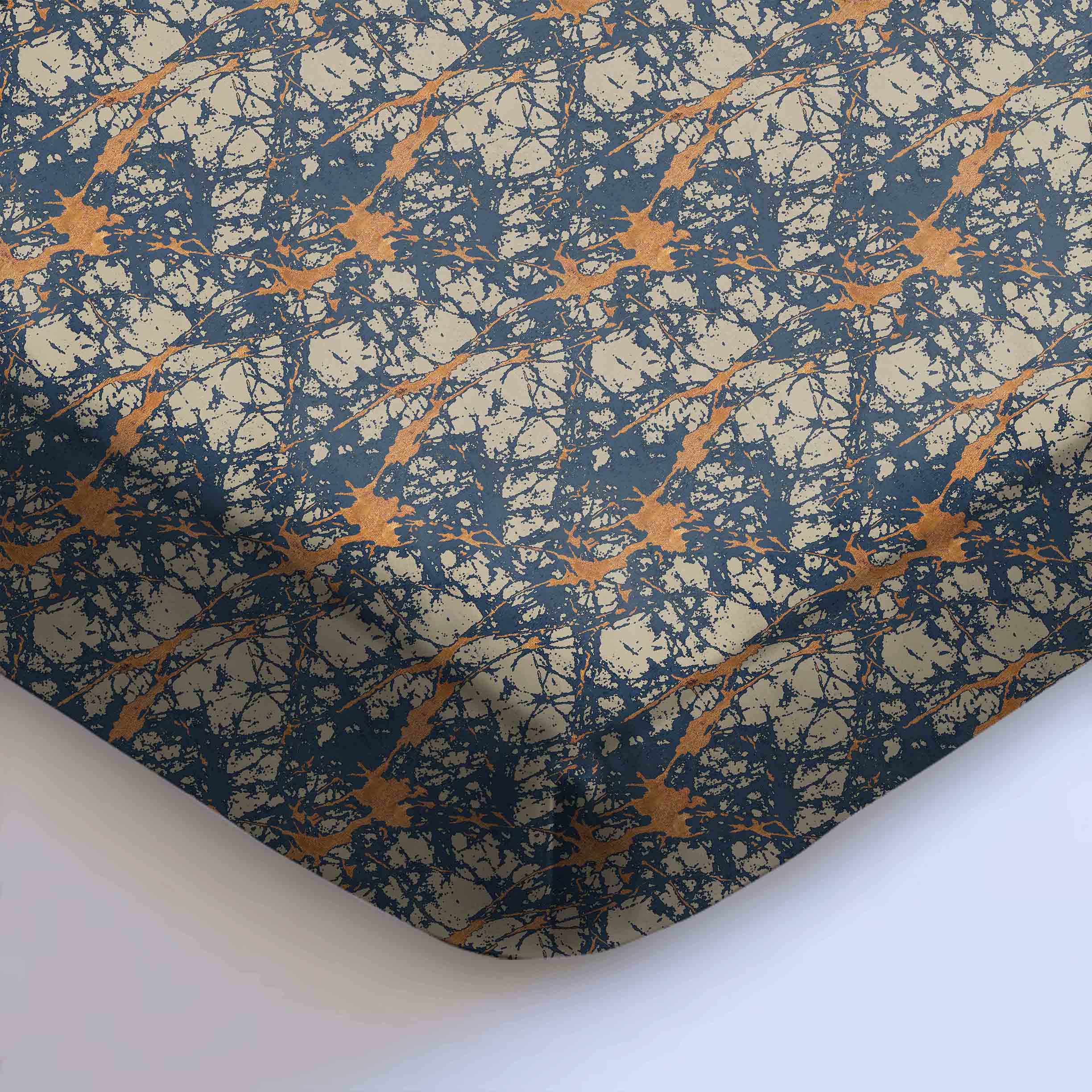 LAVA AMETHYSTY BEDSHEET FOR DOUBLE BED WITH 2 PILLOWCOVERS KING SIZE (104" X 90")