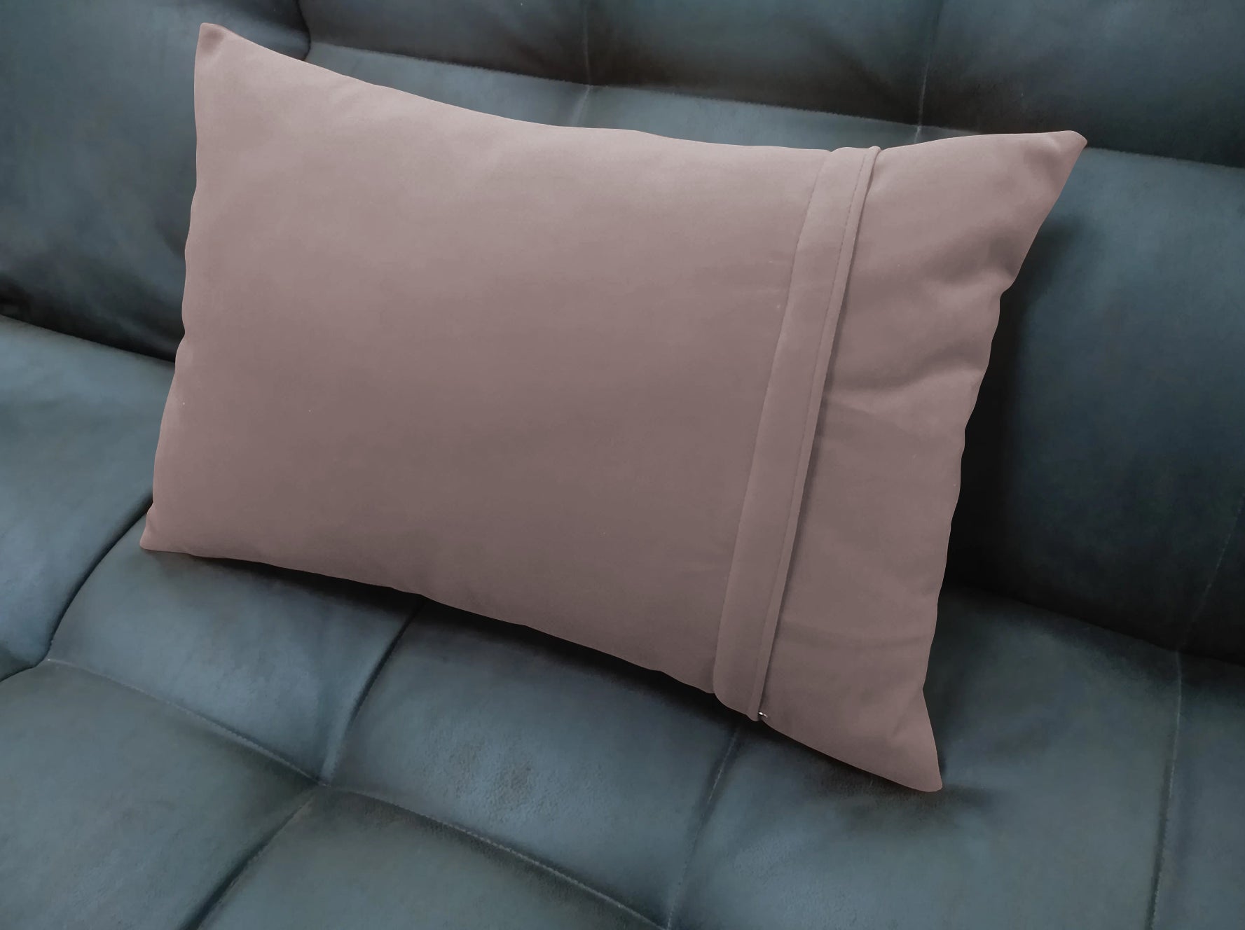 CASABLEU VELVET RECTANGULAR CUSHION COVER THROW PILLOW COVER FOR LIVING ROOM COUCH SINGLE SOFA, COLOURFUL MODERN 12 X 18 INCHES / 30 X 45 CM (COLOUR - BISQUE) (Pack of 2)