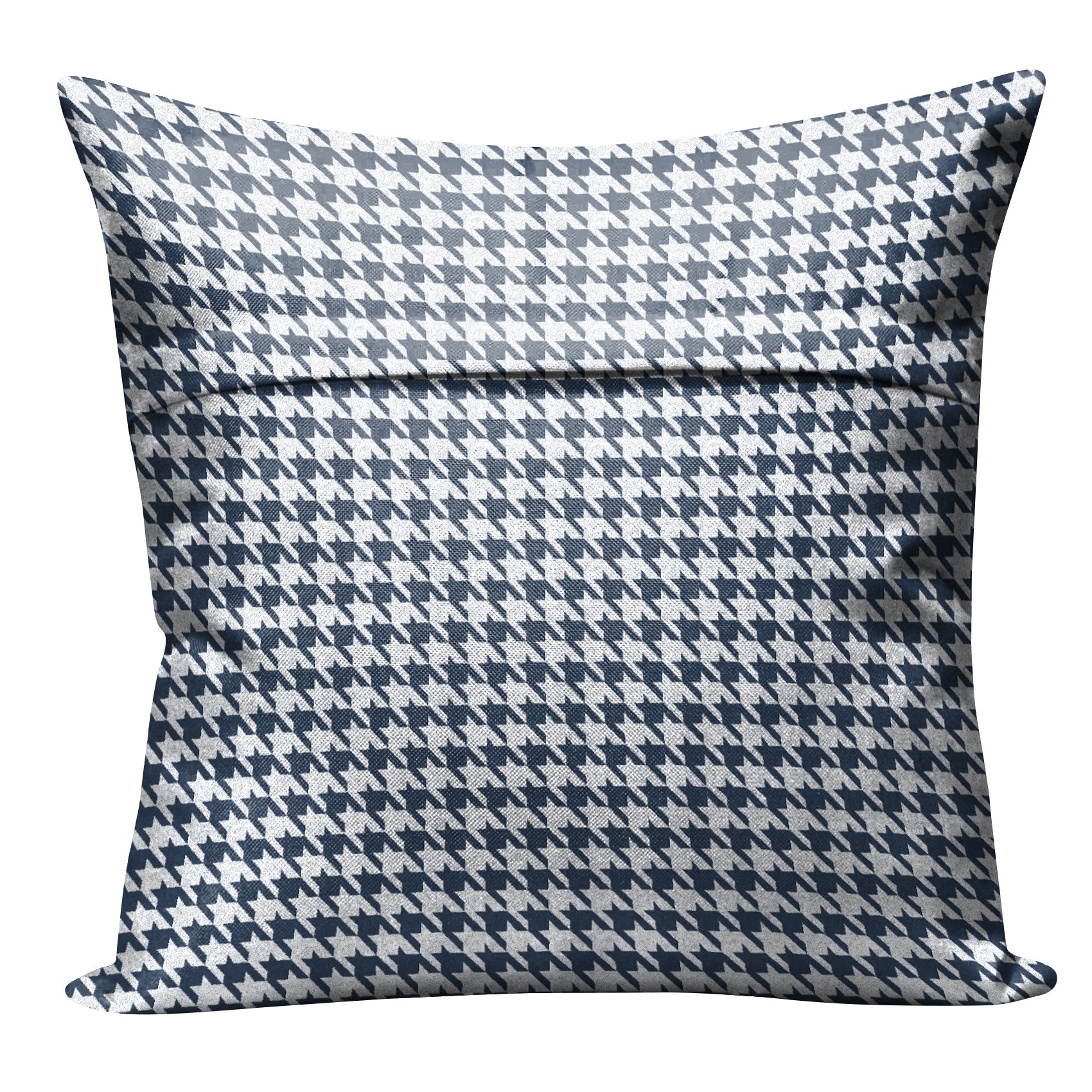 HOUNDSTOOTH BLEU (16X16 INCH) DIGITAL PRINTED CUSHION COVER