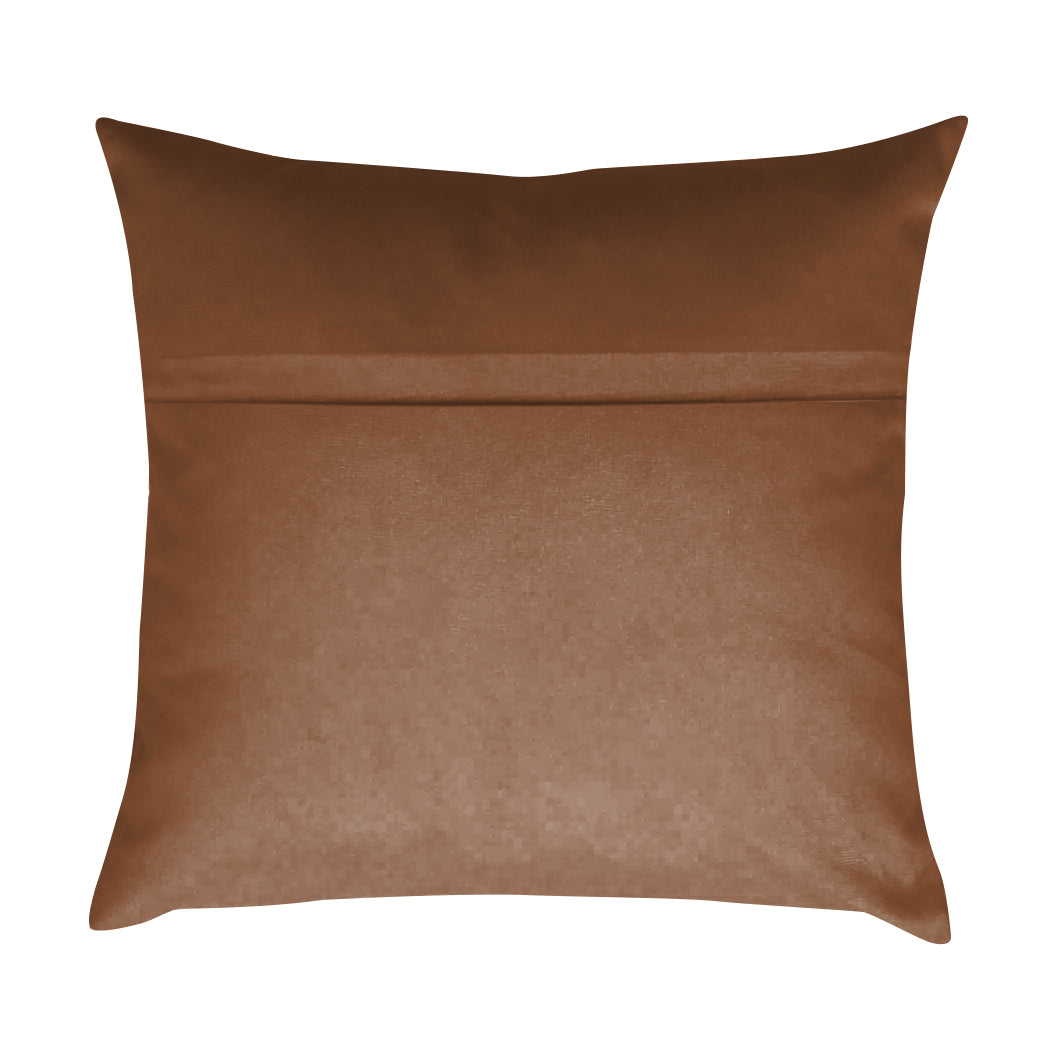 RAINBOW VELVET BROWN-10 CUSHION COVER (Pack of 2)