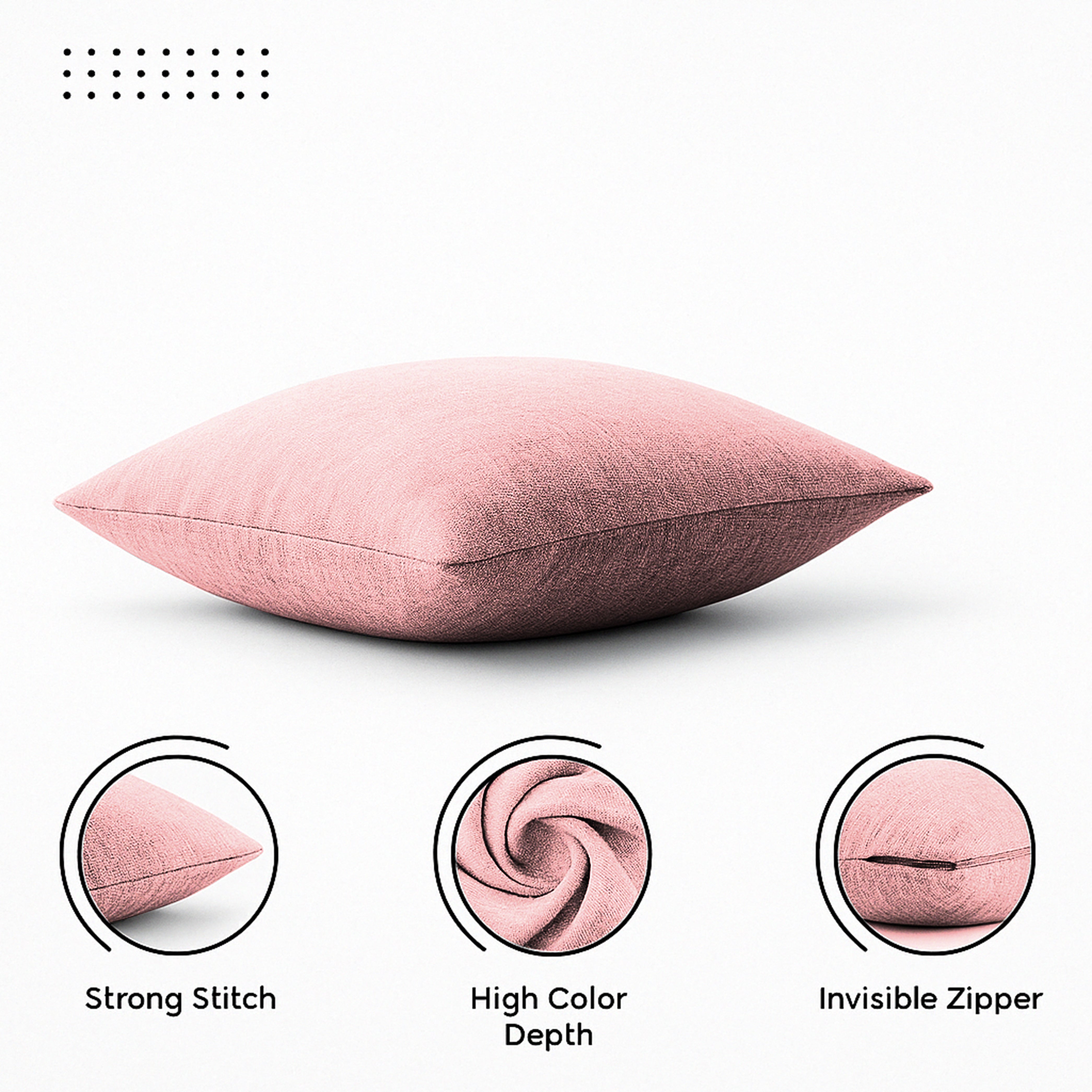 BAKER PINK CUSHION COVER (Pack of 2)