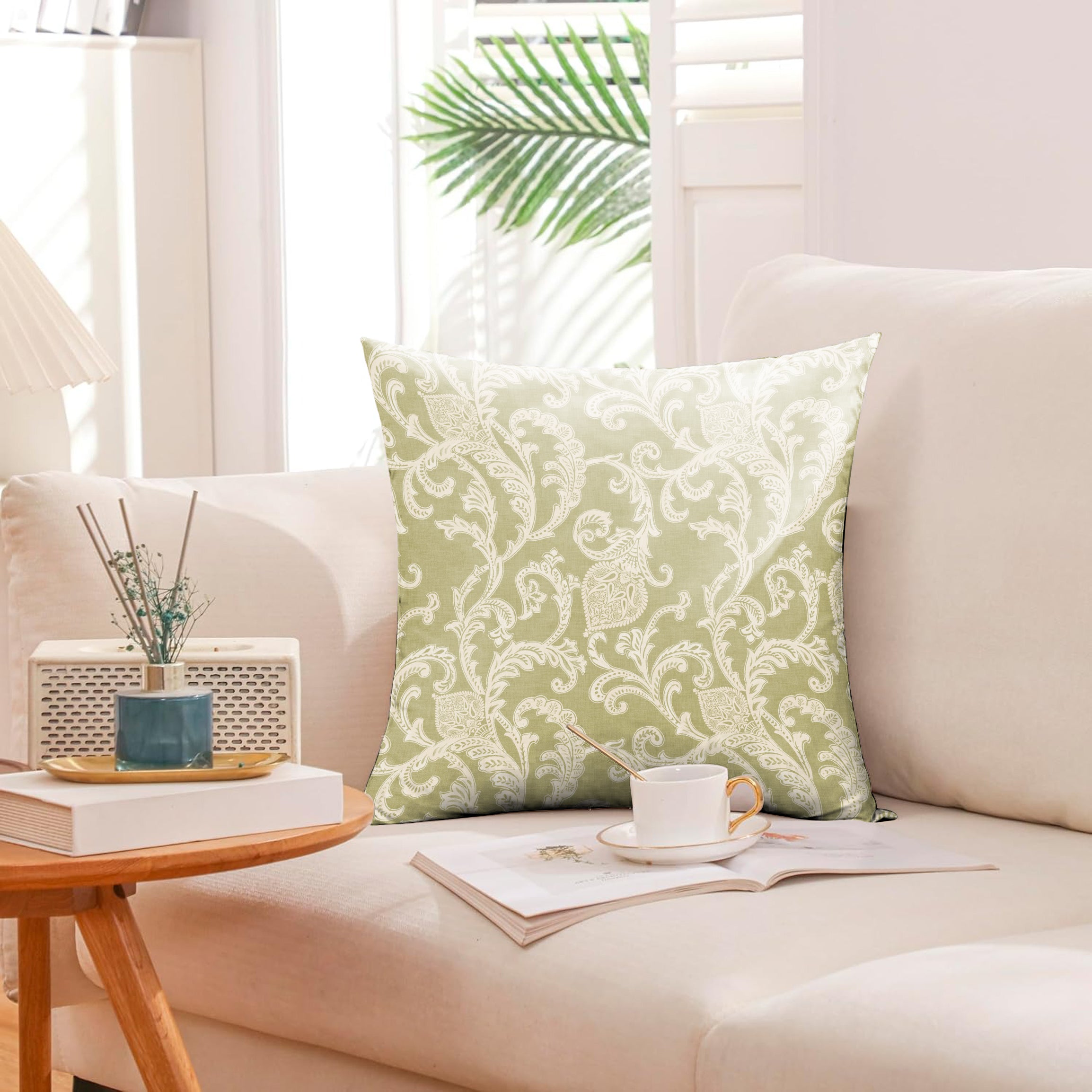 KOCHIN AVOCADO CUSHION COVER (Pack of 2)