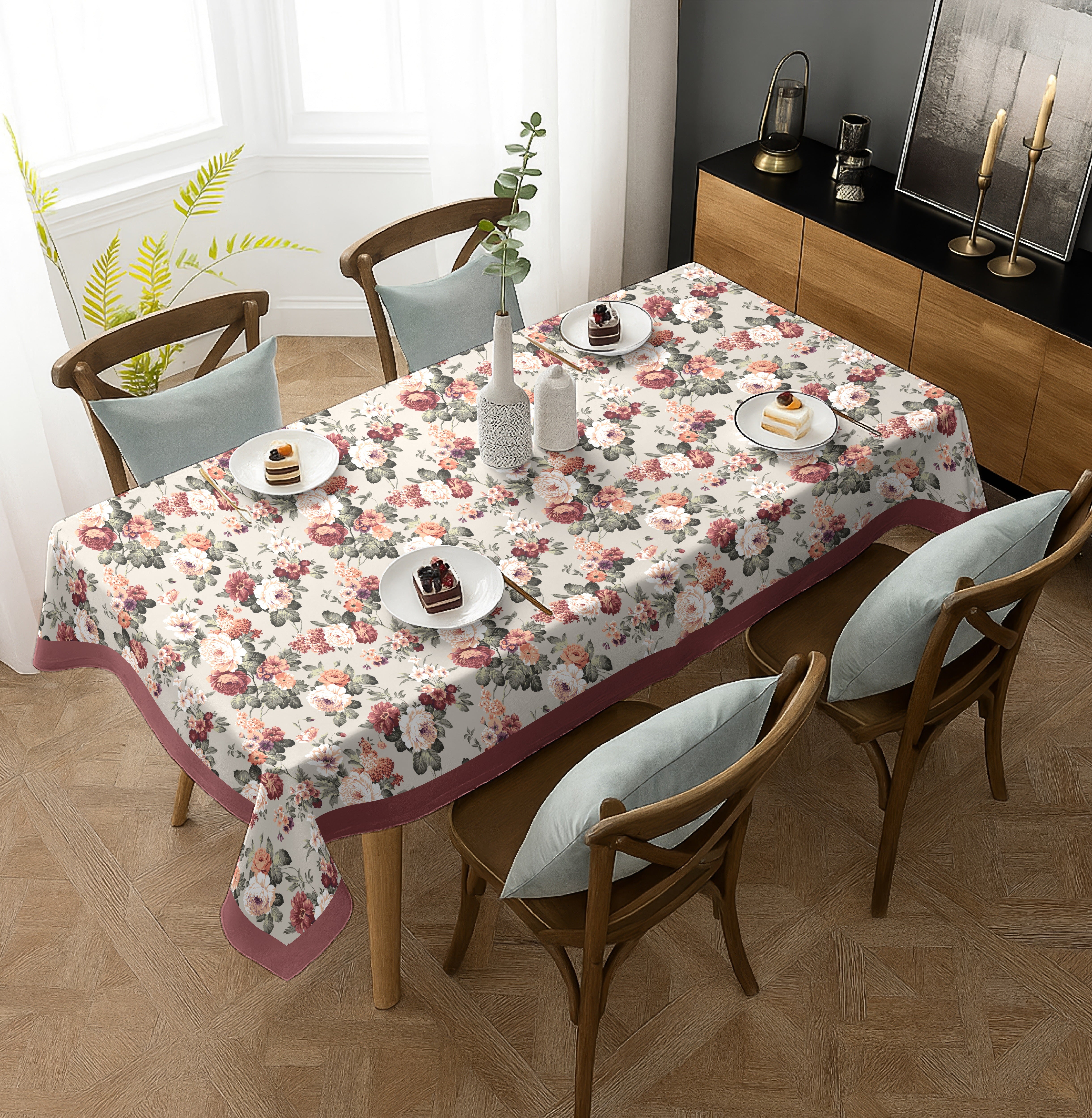 BELGIUM RED TABLE CLOTH