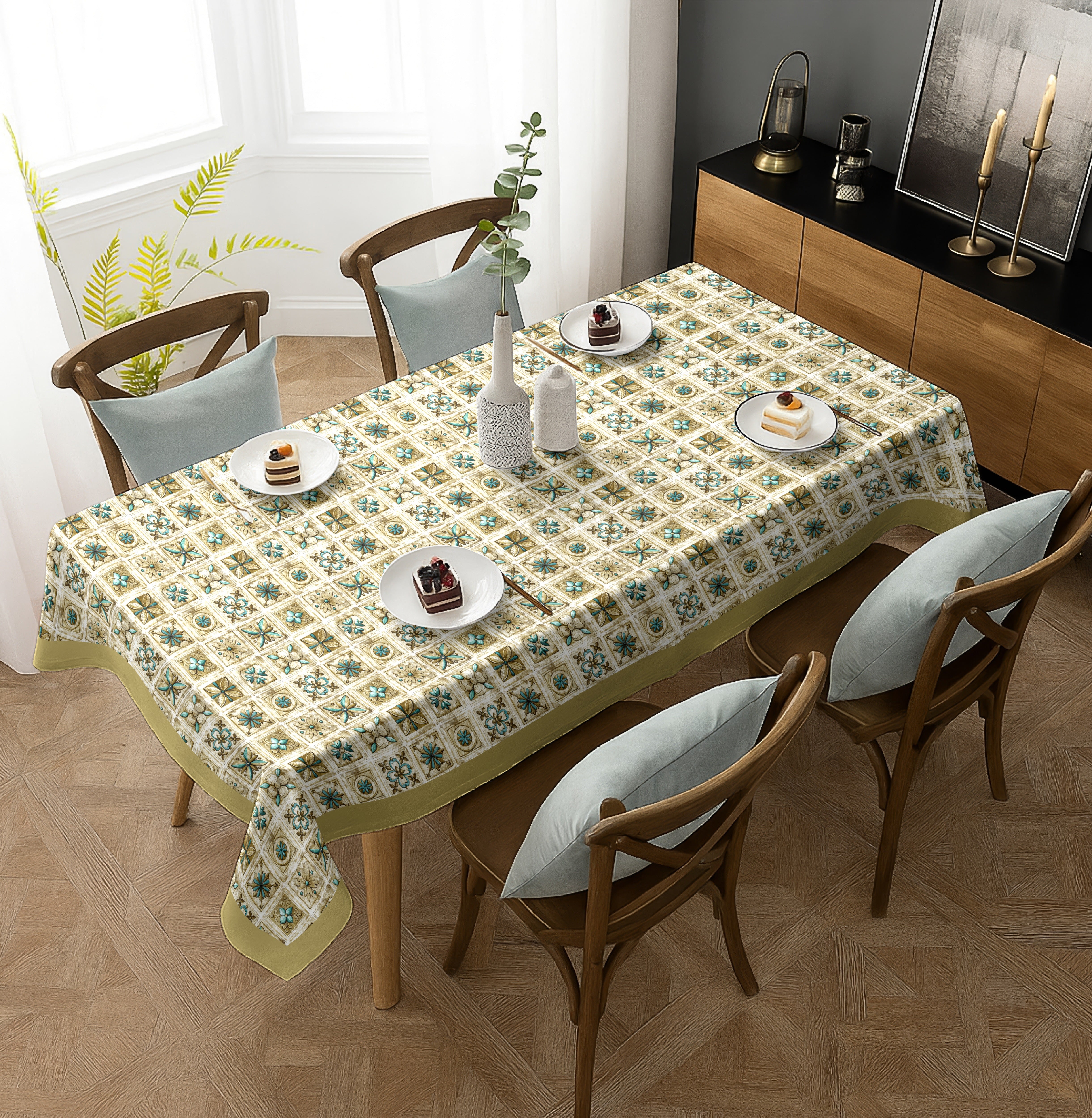 NOVANNA YELLOW TABLE CLOTH